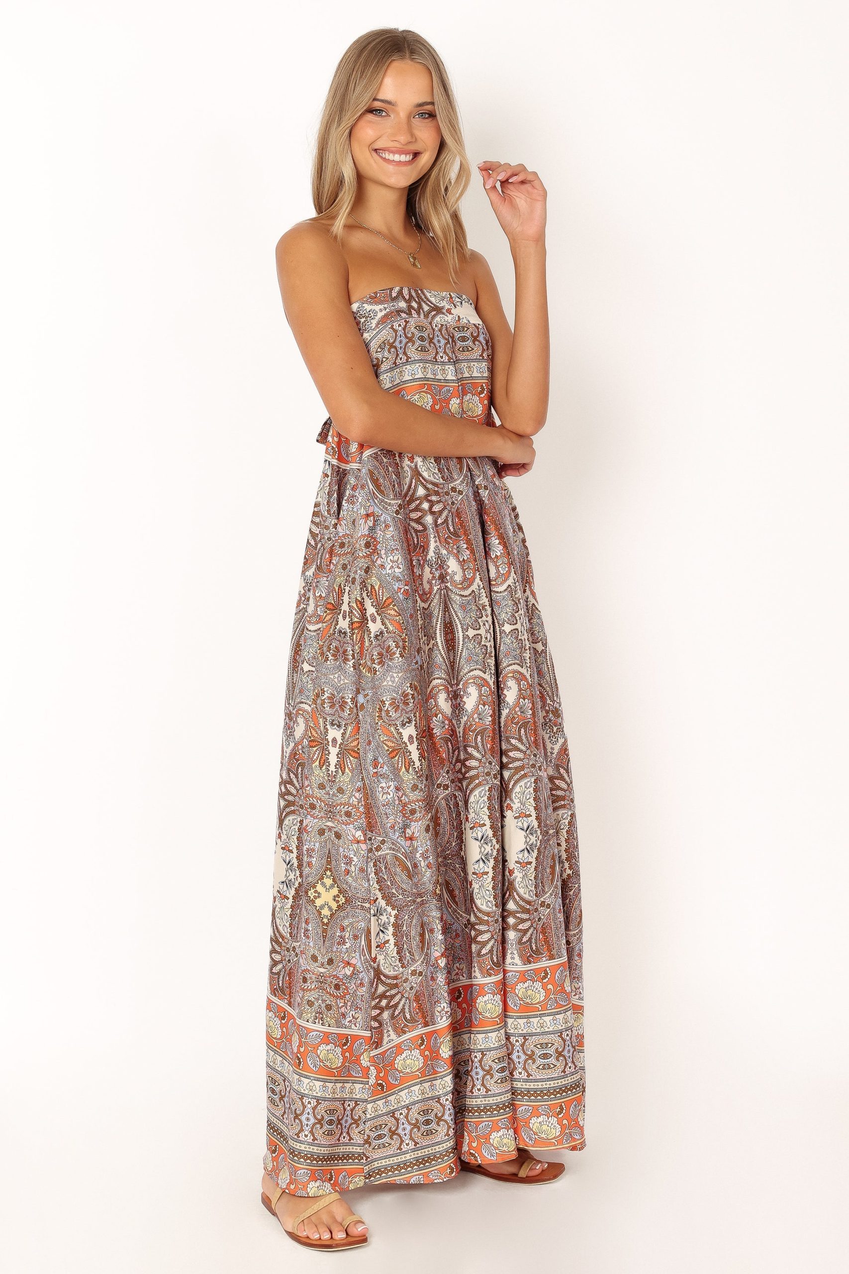Sarah Strapless Jumpsuit - Multi - Image 7