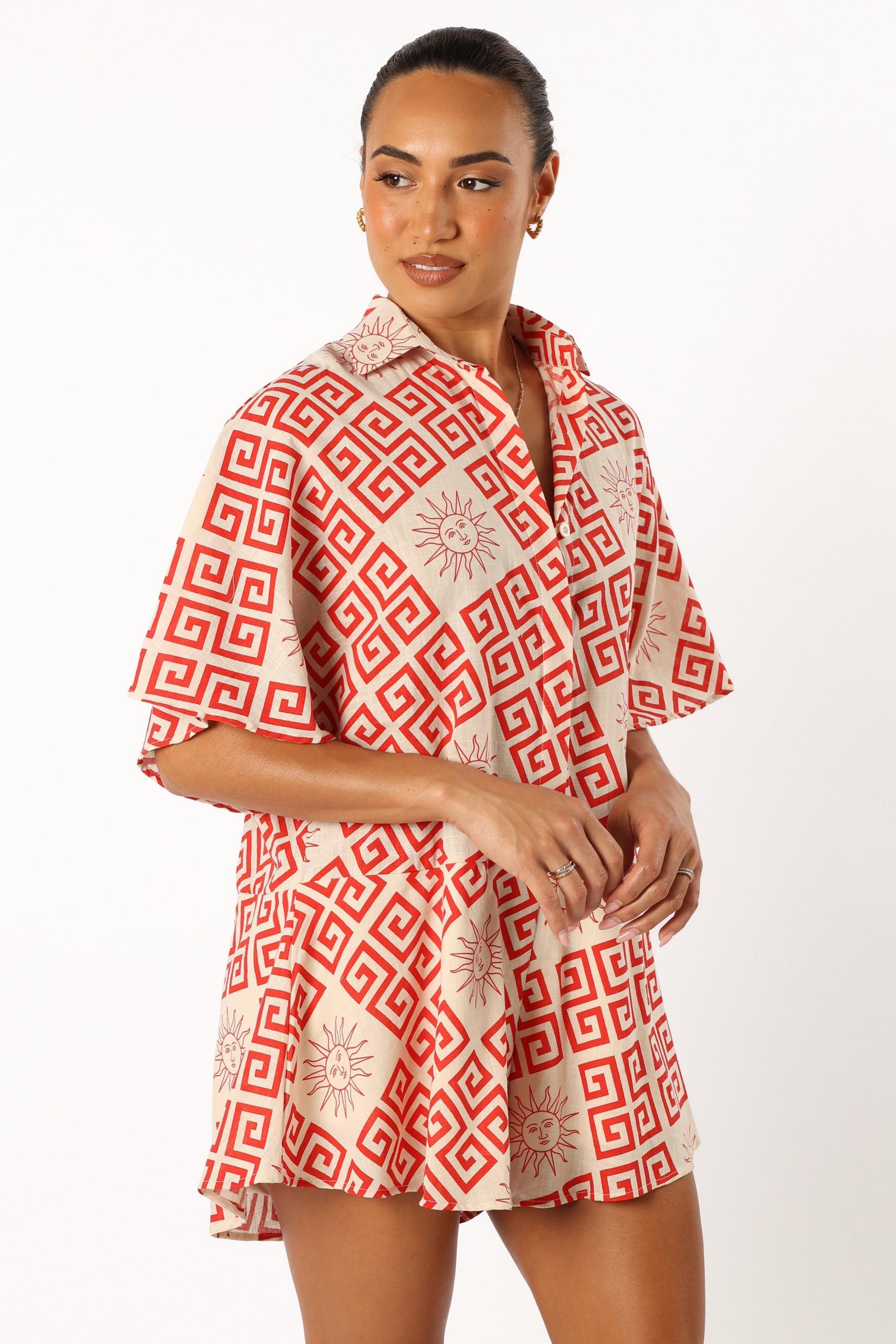 Sebastian Romper - Beige Red - Image 7