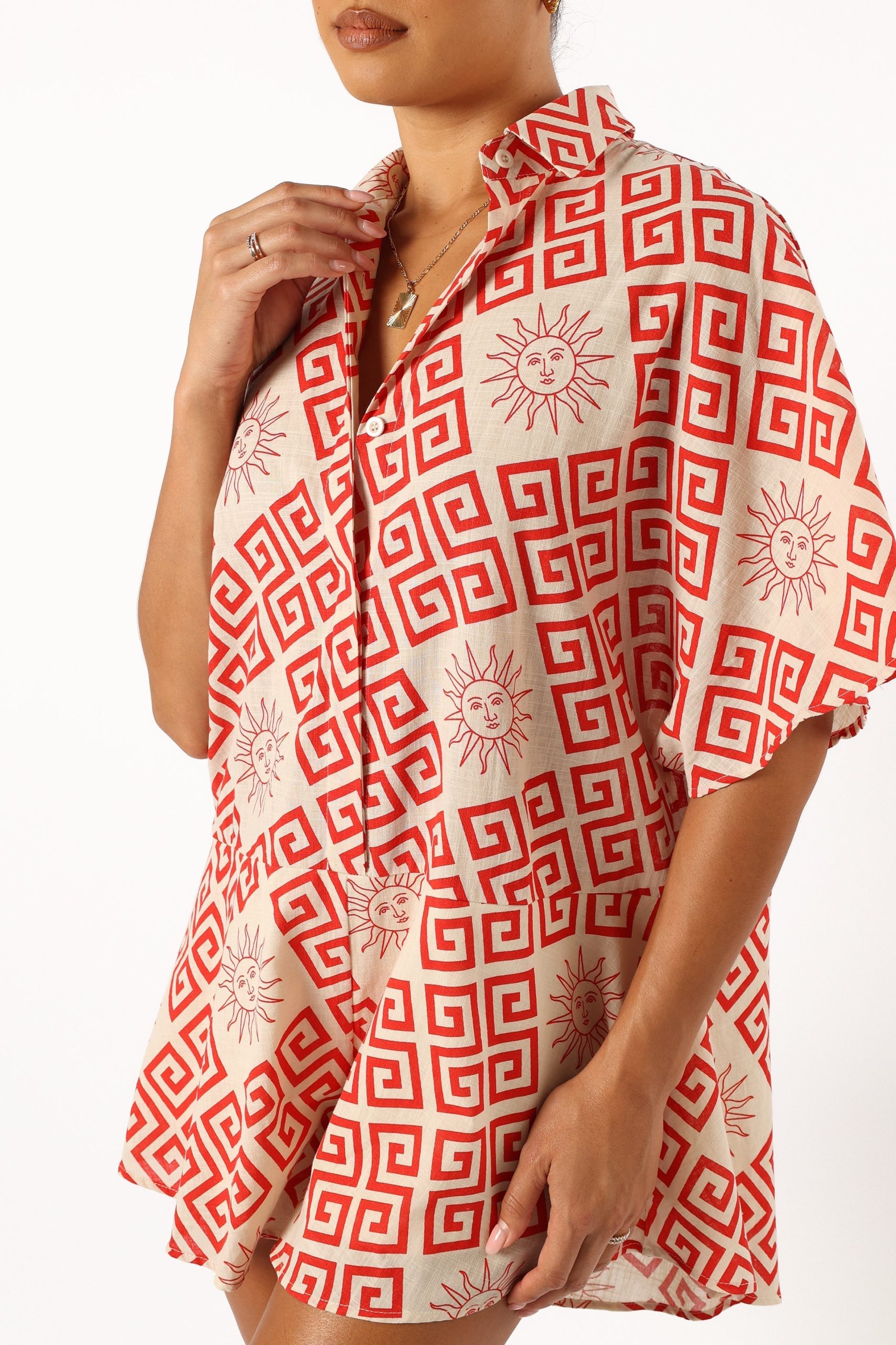 Sebastian Romper - Beige Red - Image 8