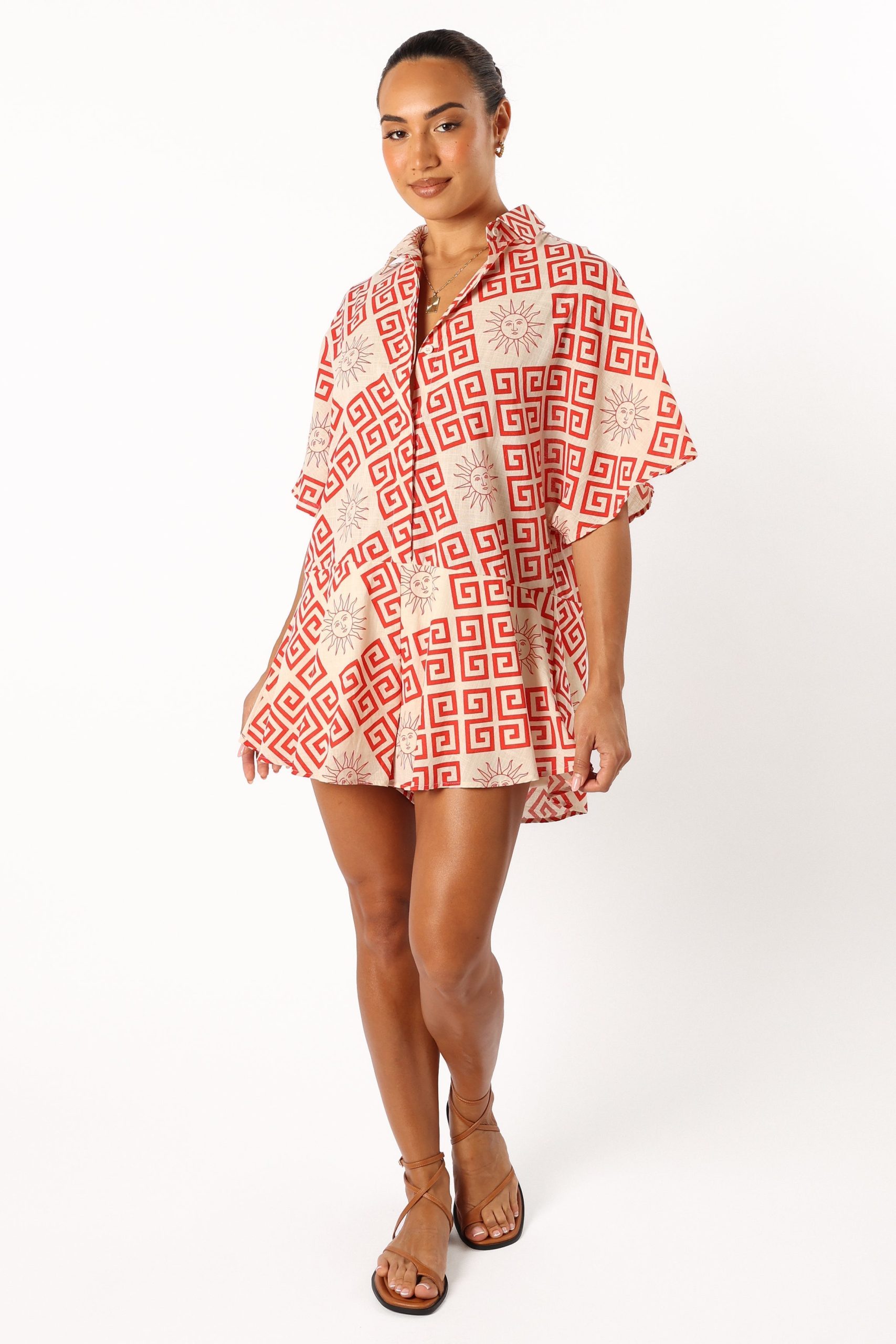 Sebastian Romper - Beige Red - Image 4