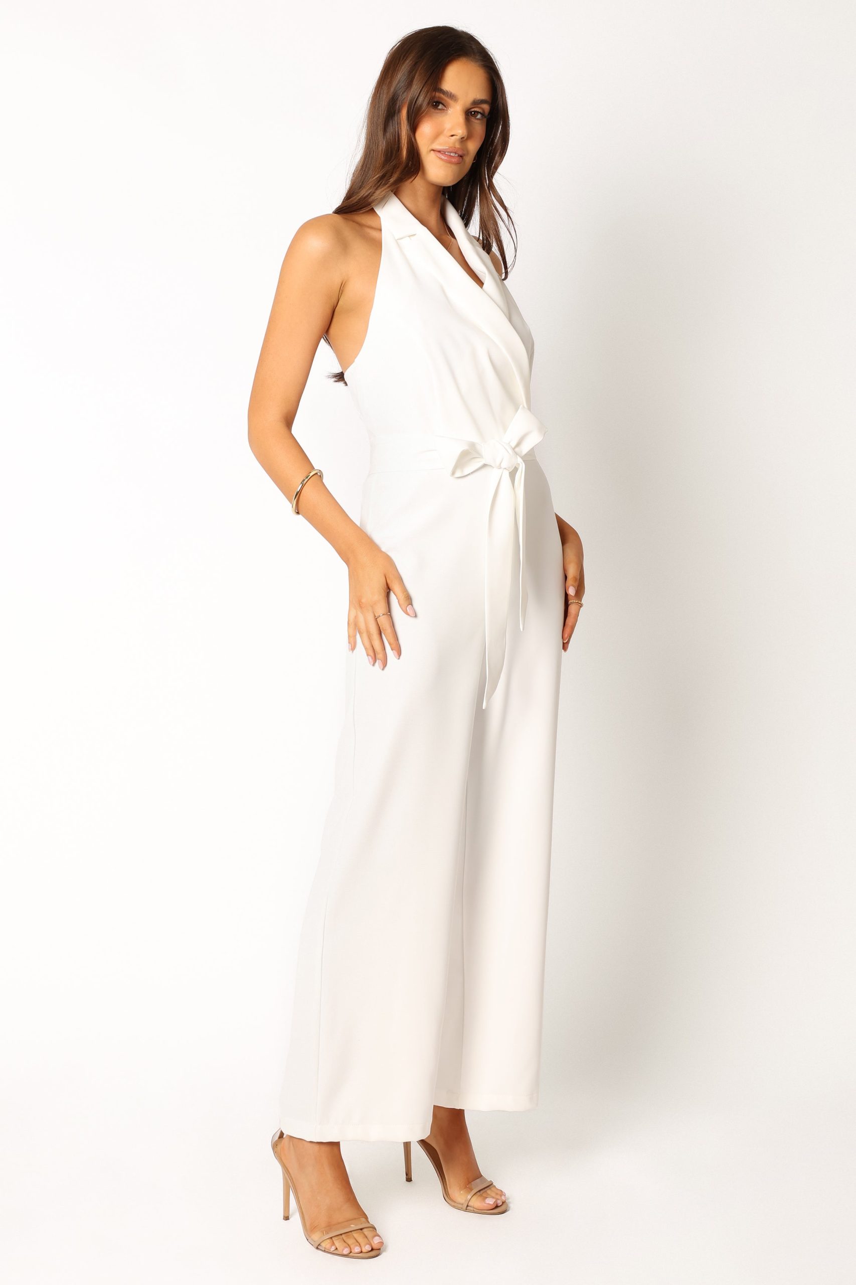Tally Jumpsuit - White - Image 2