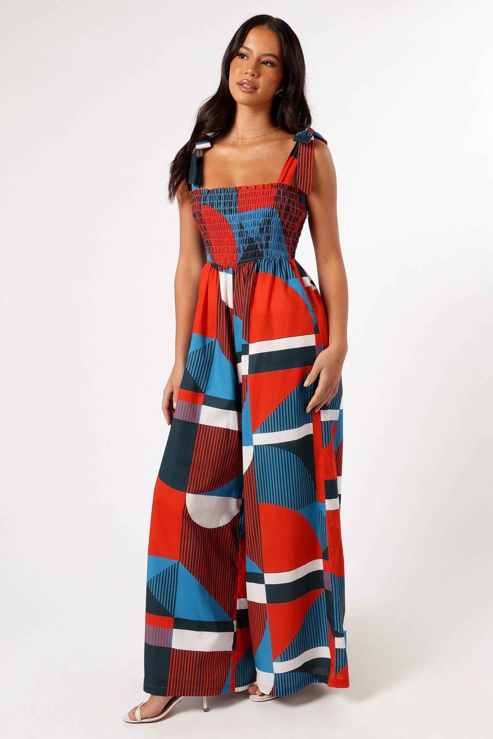 Wrenley Jumpsuit - Blue Geo - Image 2