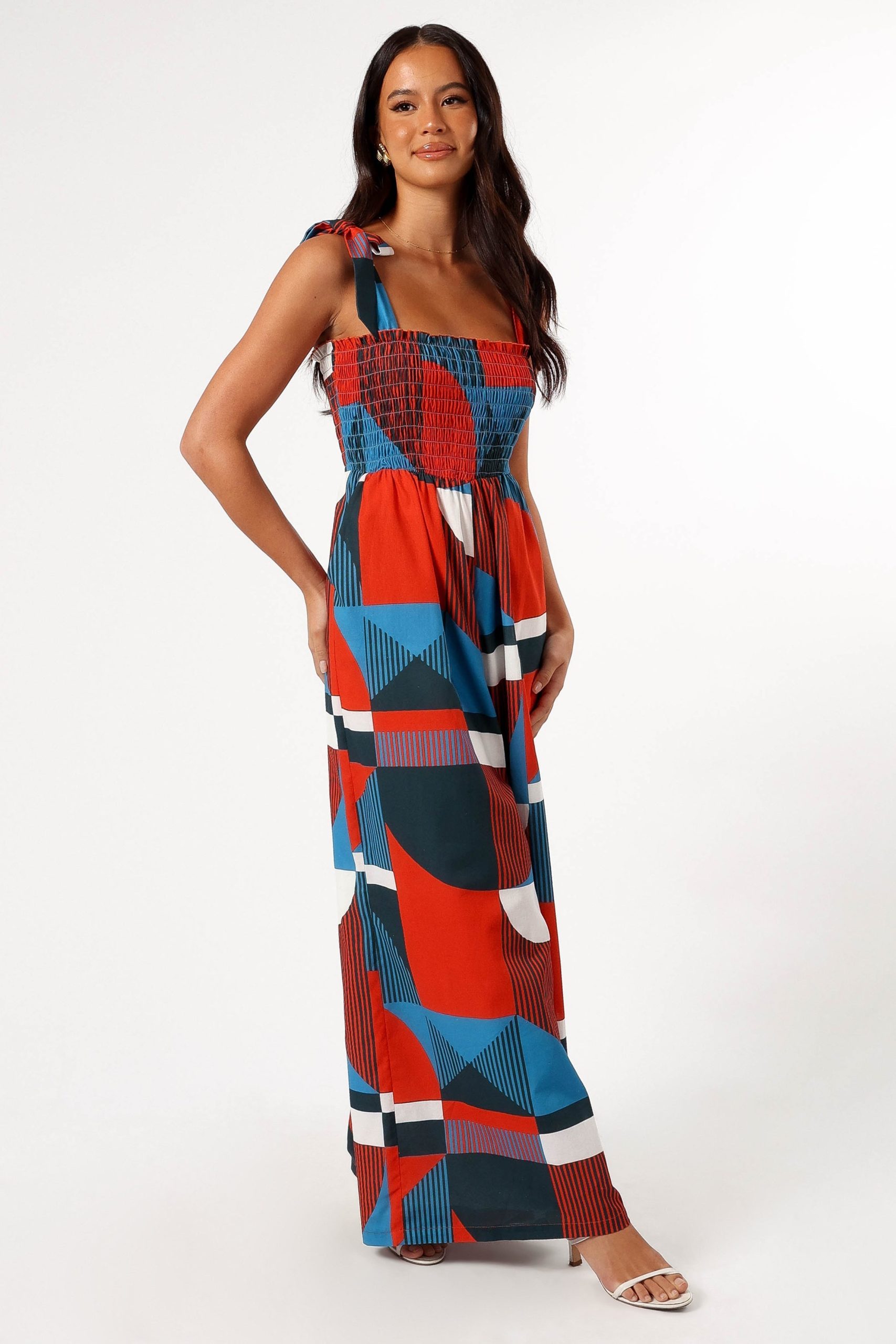 Wrenley Jumpsuit - Blue Geo - Image 4
