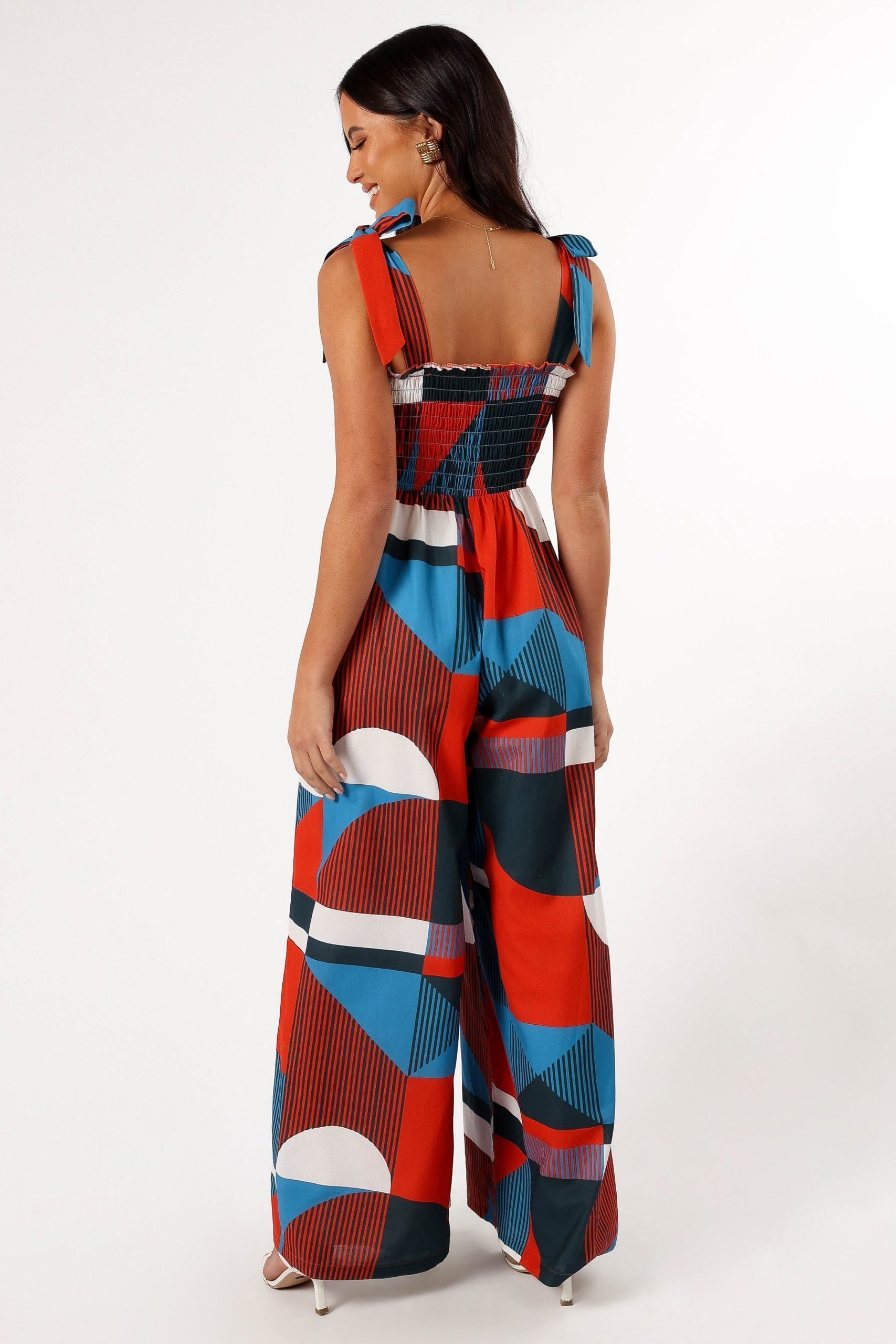 Wrenley Jumpsuit - Blue Geo - Image 3