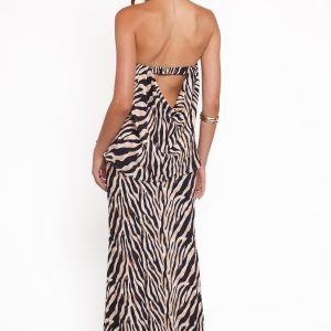 Agnes Skirt Set - Brown Zebra