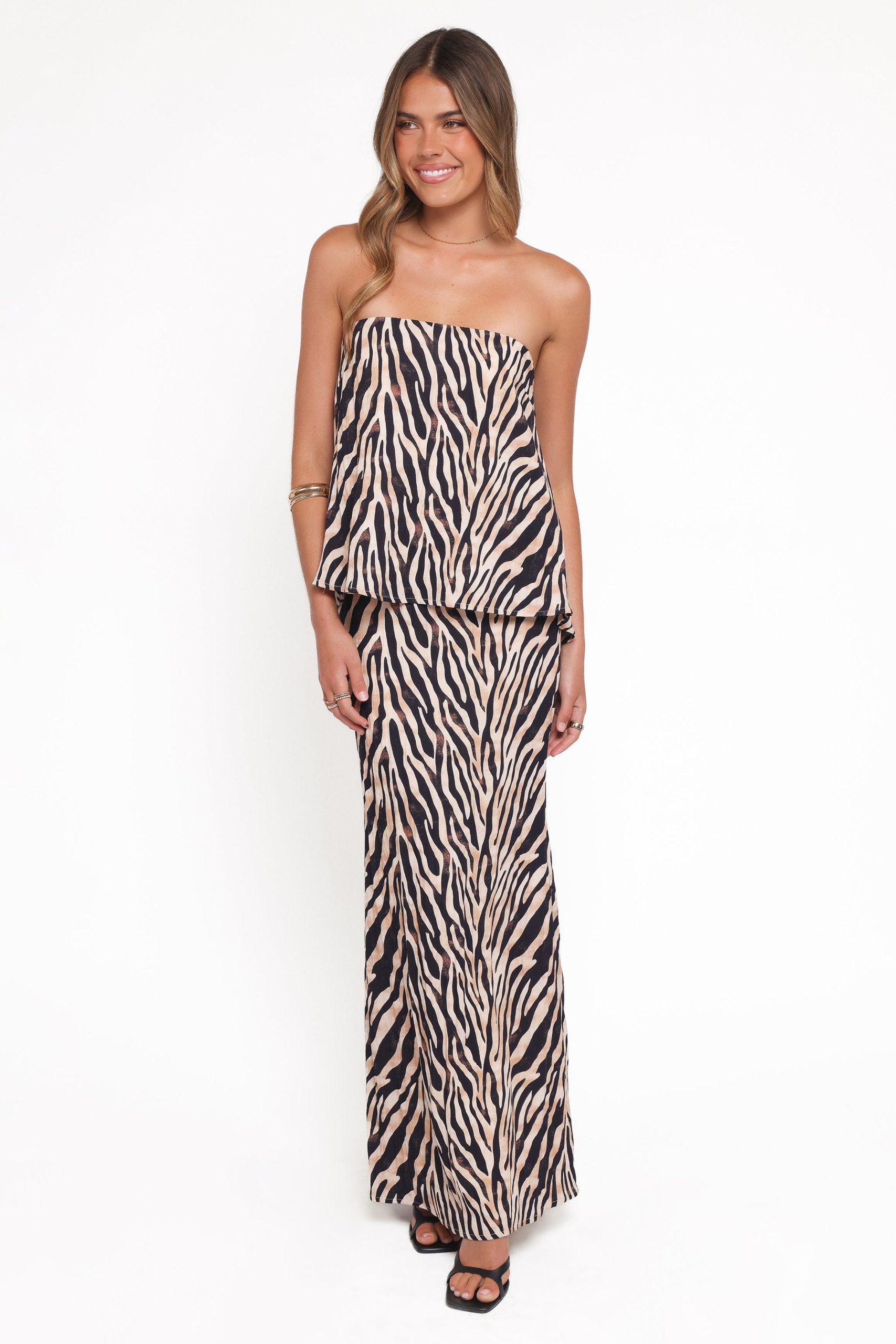 Agnes Skirt Set - Brown Zebra - Image 2