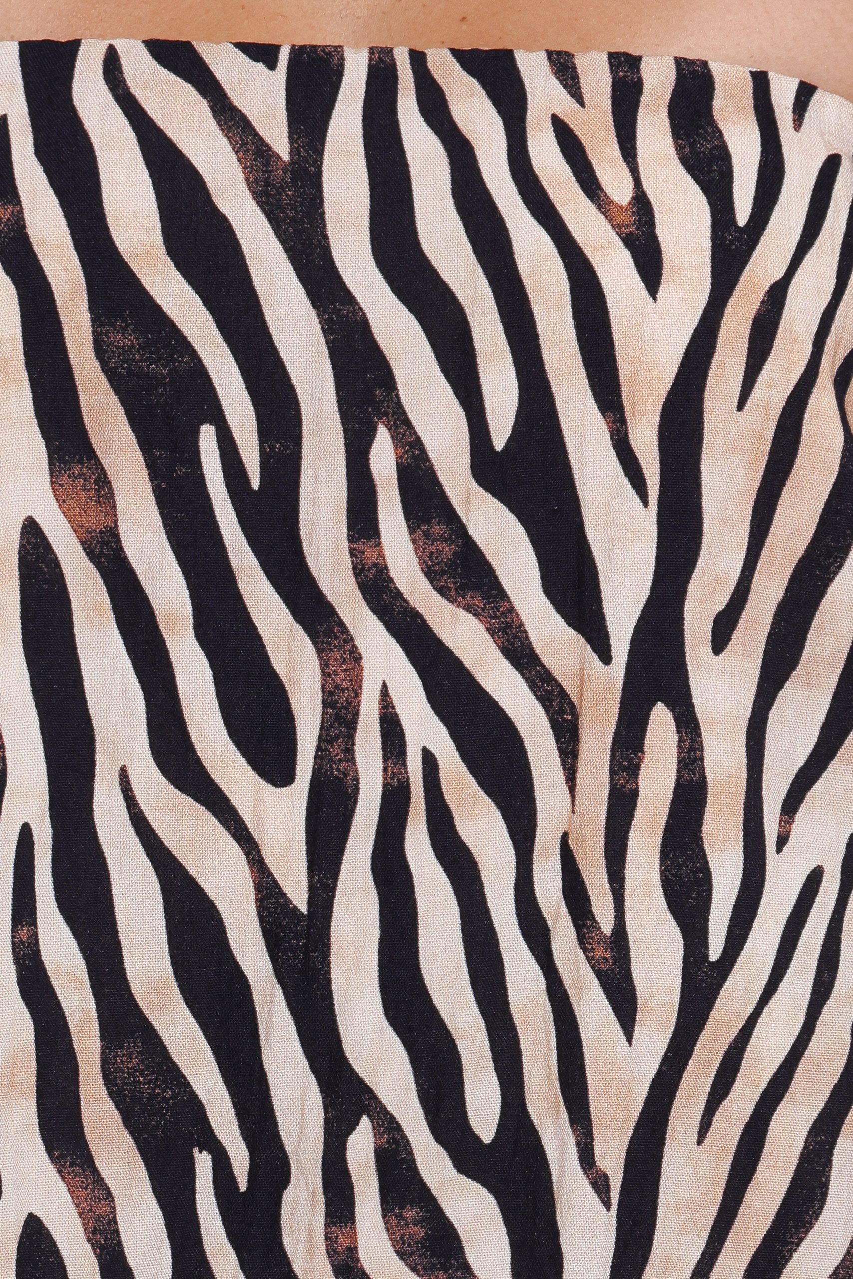 Agnes Skirt Set - Brown Zebra - Image 6
