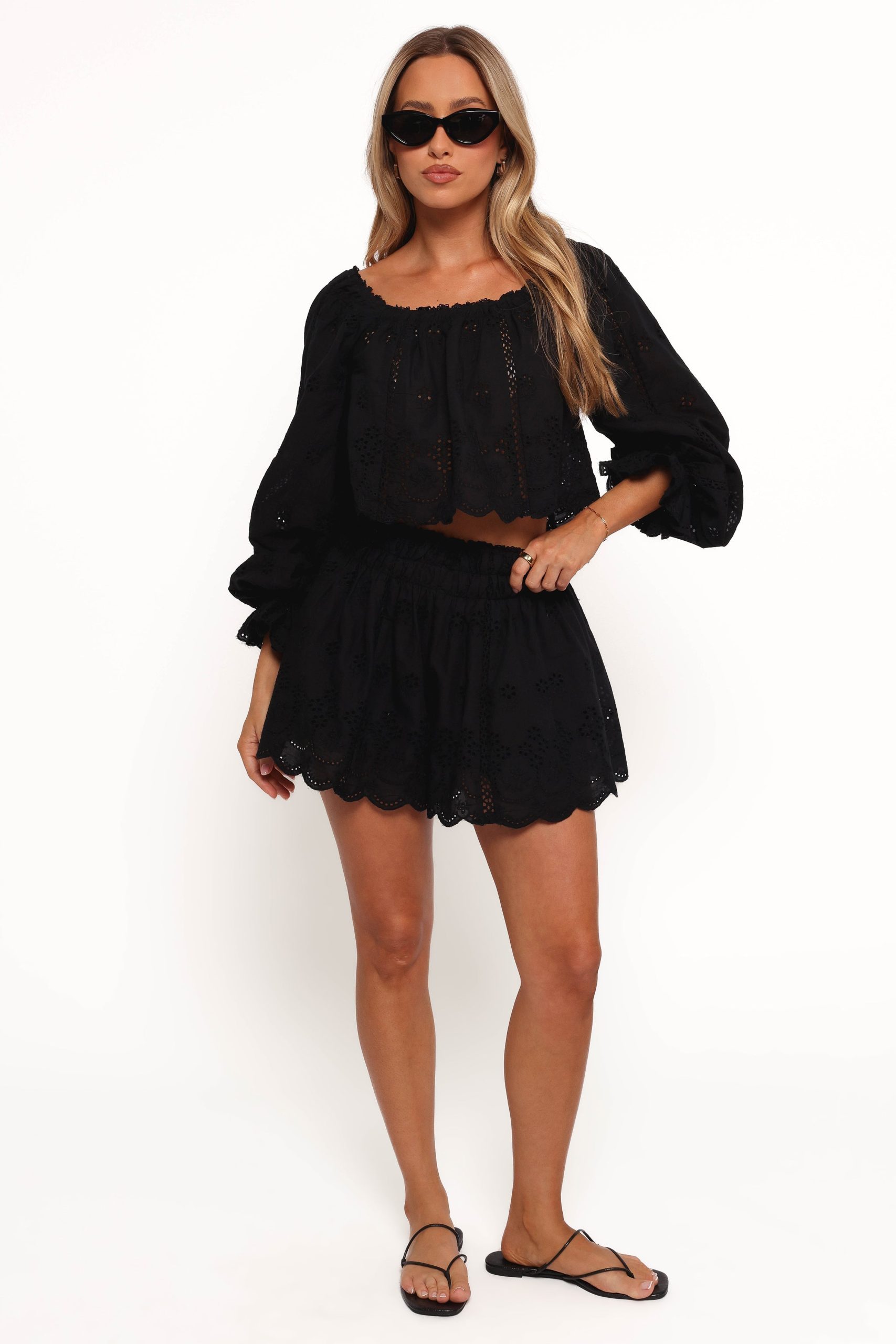 Alessia Two Piece Set - Black - Image 3