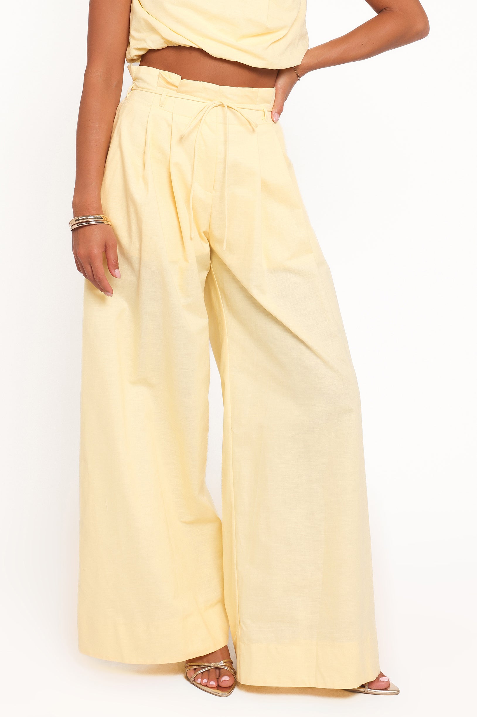 Althea Pant Set - Yellow - Image 2