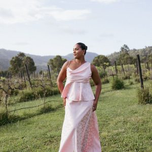Alysa Skirt Set - Blush
