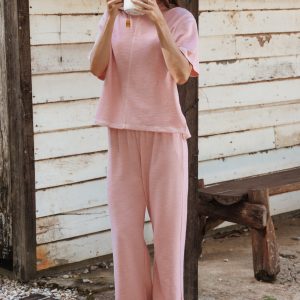 Angler Knit Set - Pink