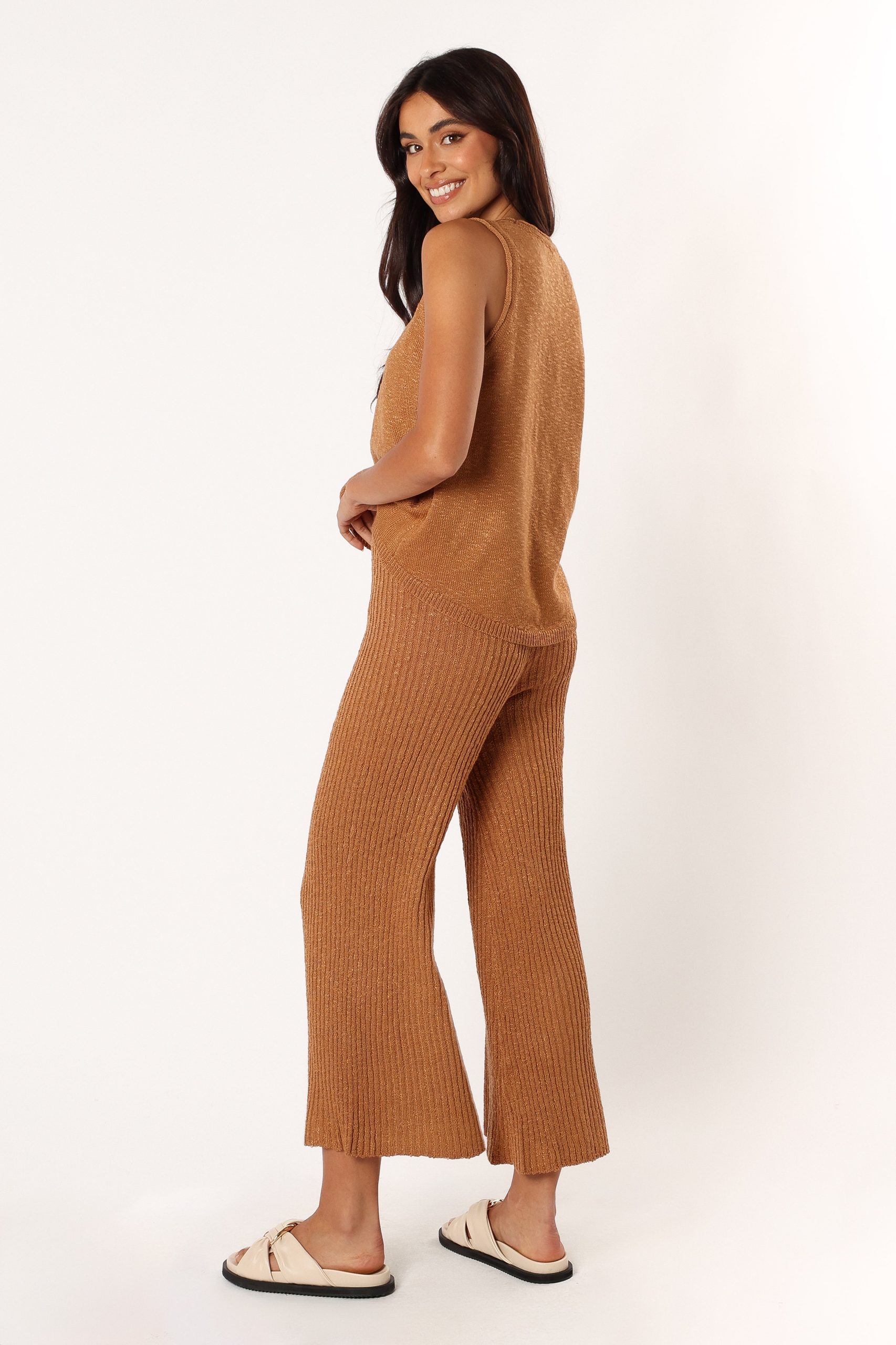 Anna Knitted Set - Brown - Image 3