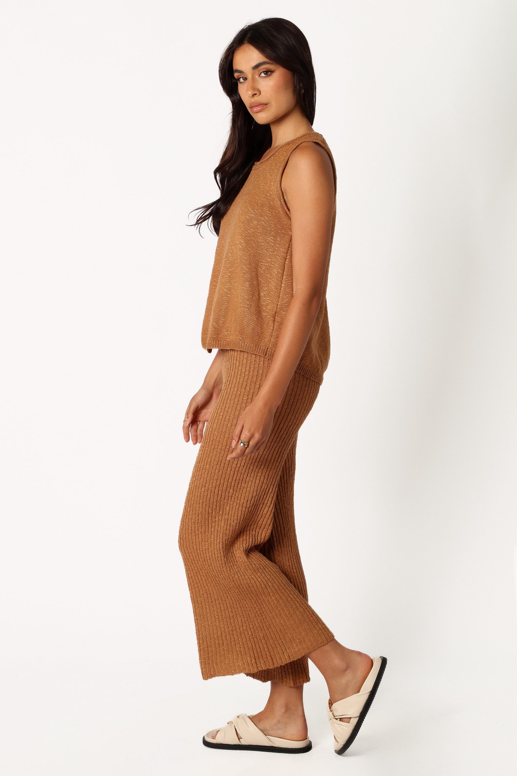 Anna Knitted Set - Brown - Image 4