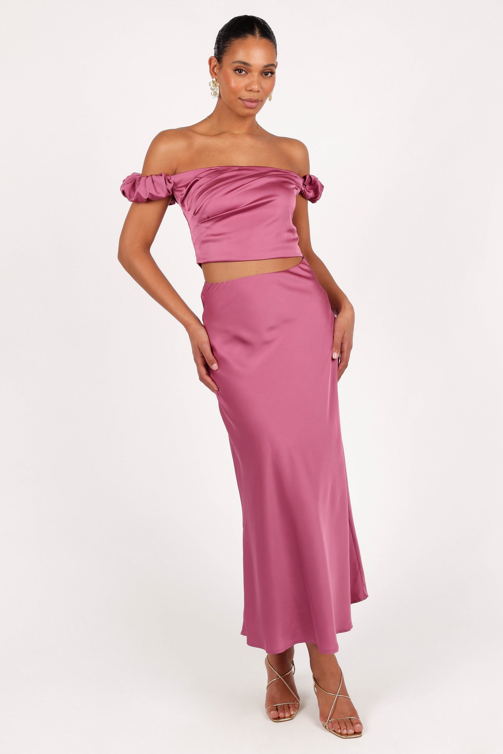 Arabella Two Piece Set - Dark Rose - Image 3