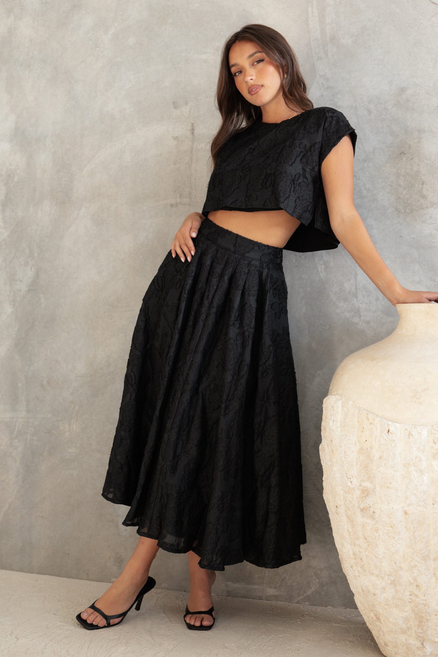 Beckham Two Piece Set - Black - Image 2