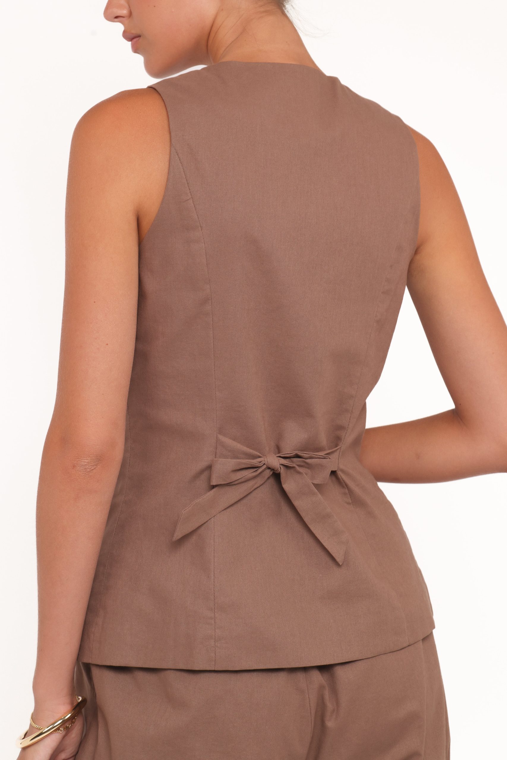 Caitlin Pant Set - Brown - Image 3