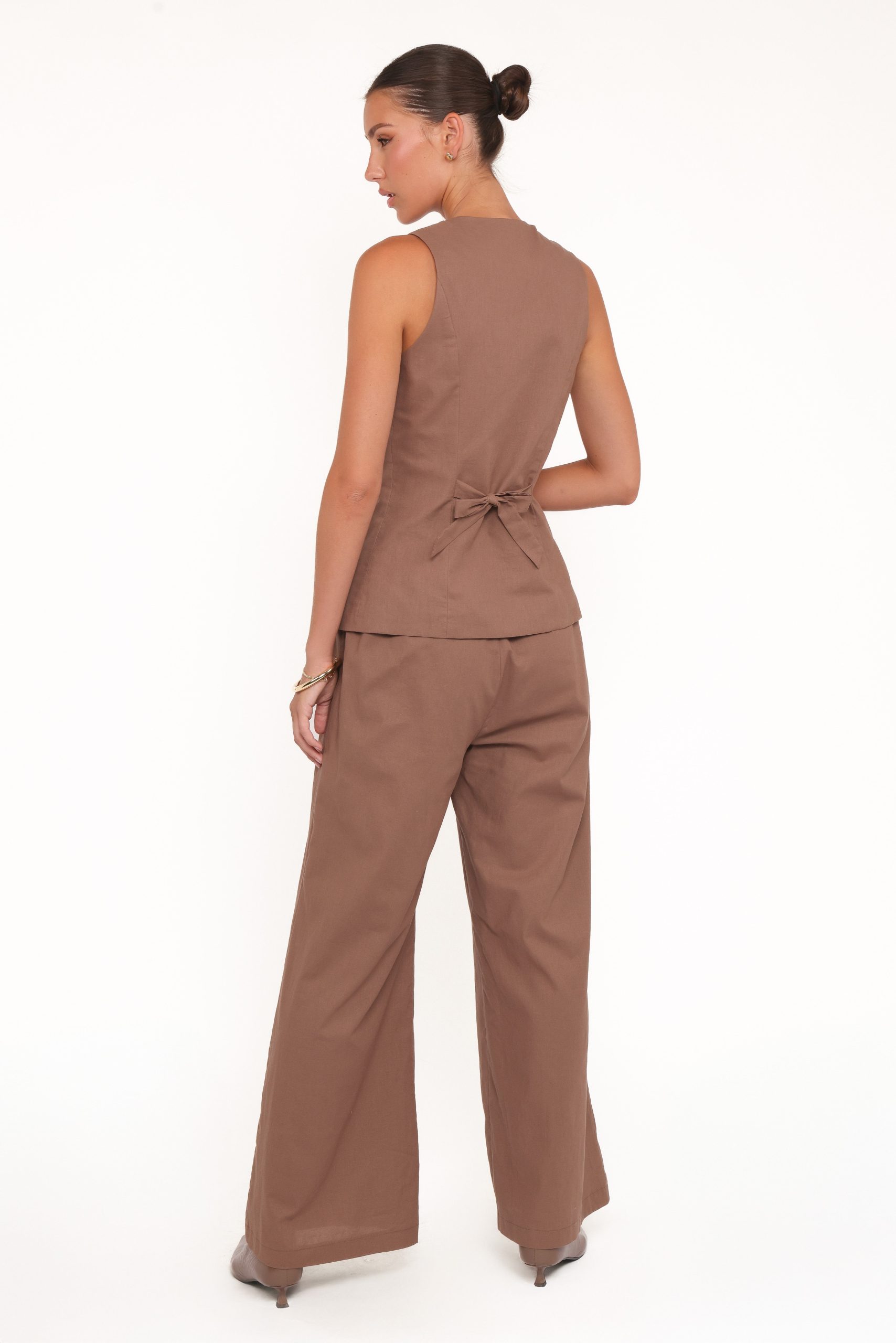 Caitlin Pant Set - Brown - Image 5