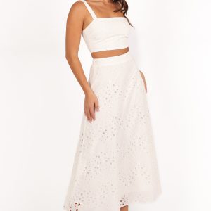 Camellia Two Piece Set - White
