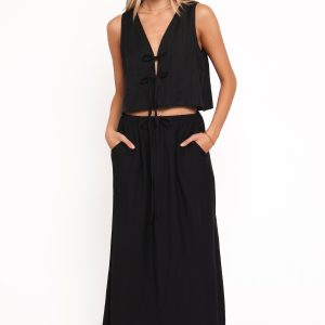 Captie Skirt Set - Black