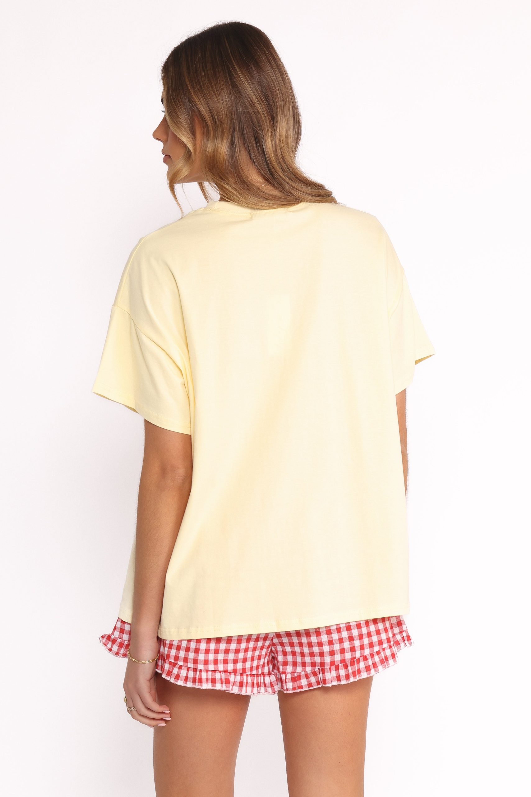 Daphne Short Set - Yellow Red Gingham - Image 5