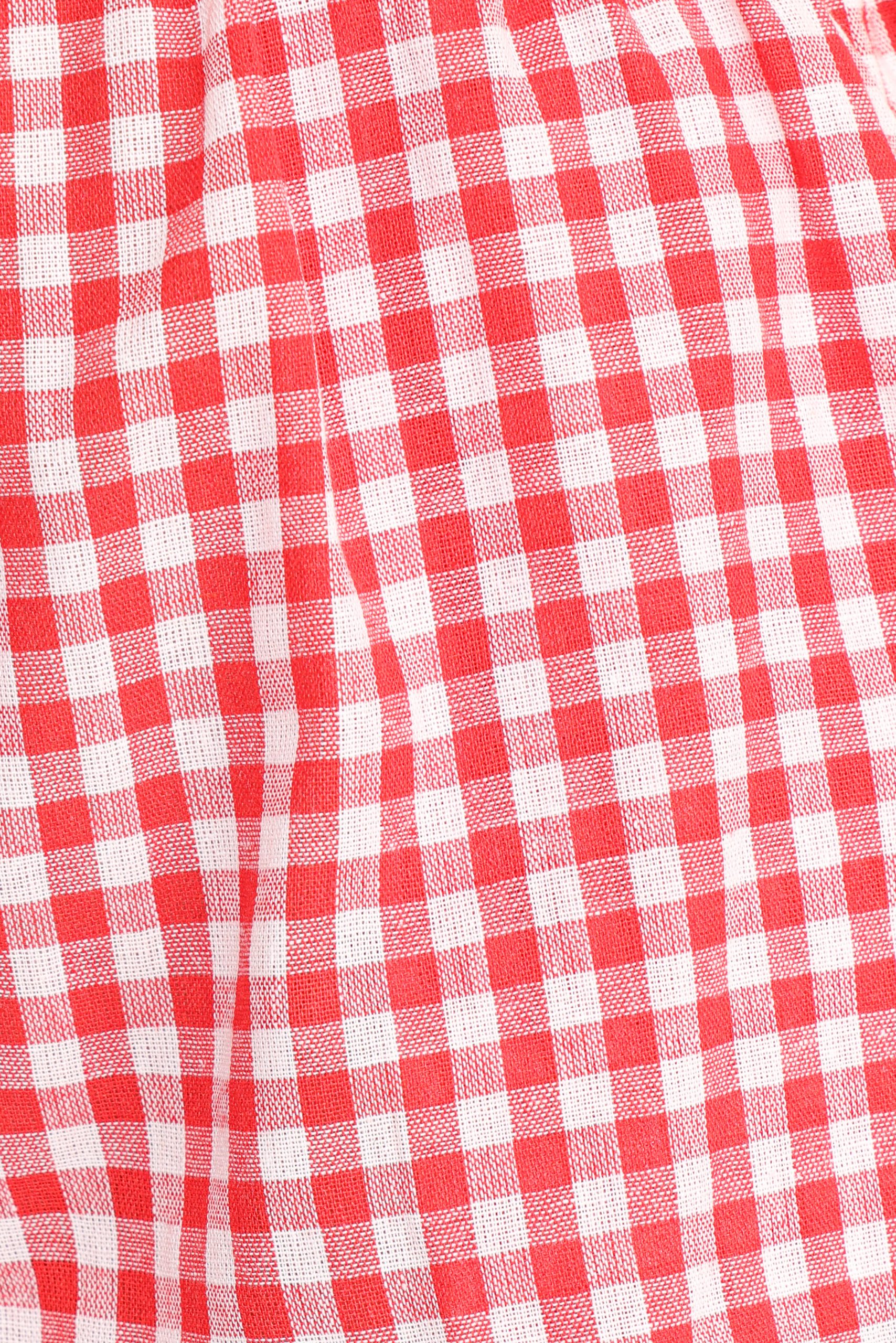 Daphne Short Set - Yellow Red Gingham - Image 9