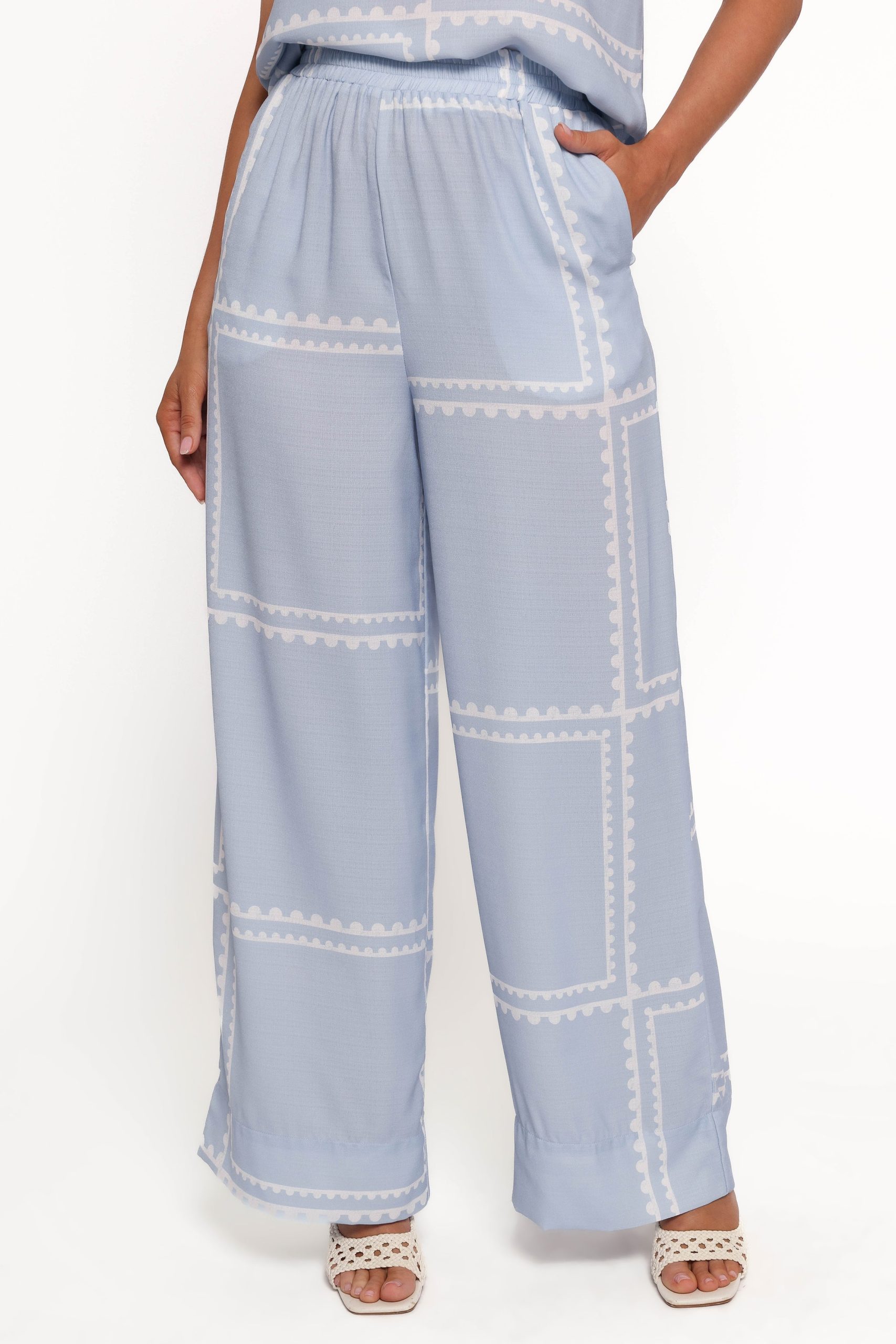 Ezra Pant Set - Light Blue - Image 9