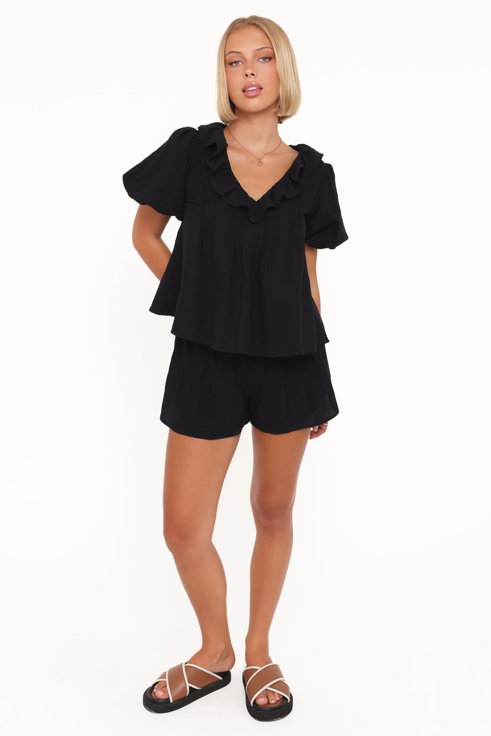 Felicity Short Set - Black - Image 5