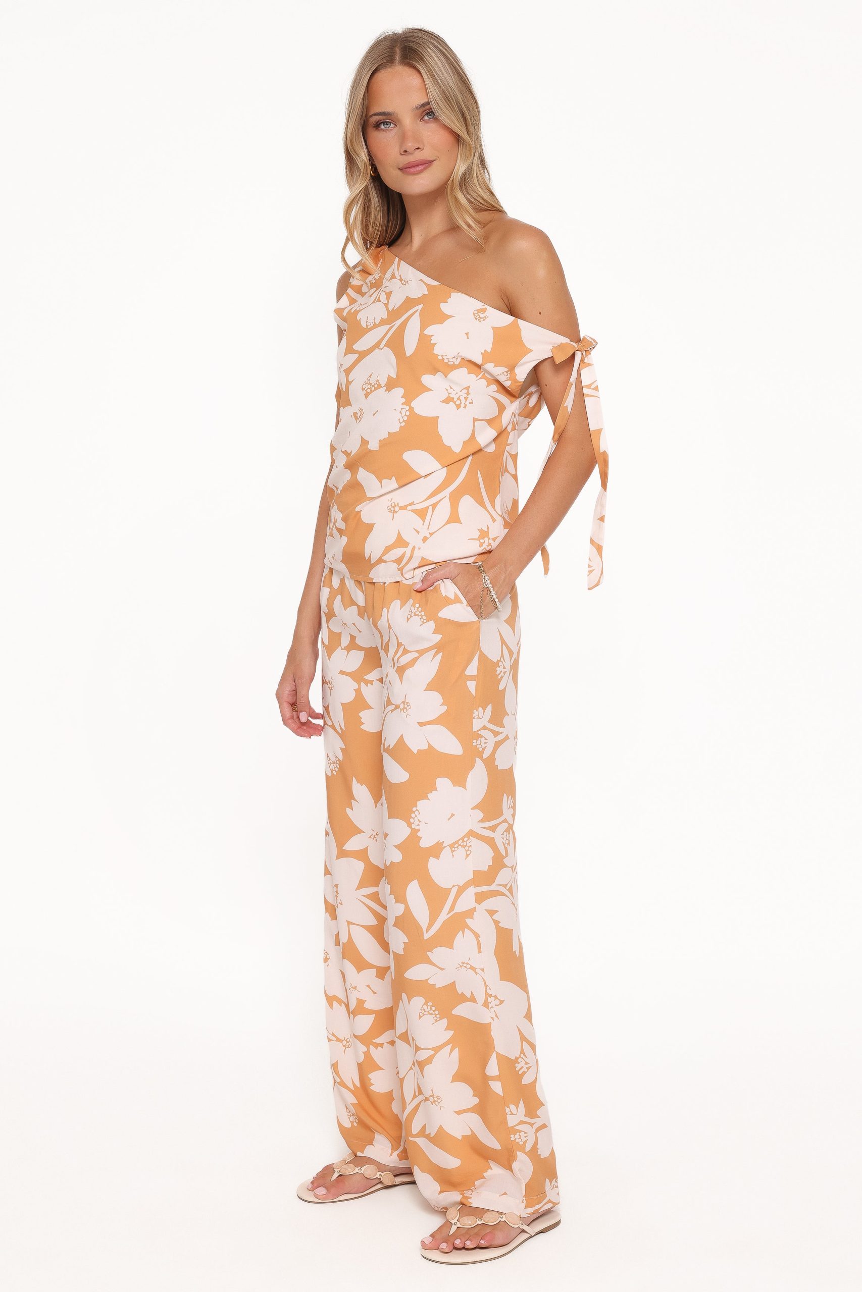 Flynn Pant Set - Yellow Floral - Image 4