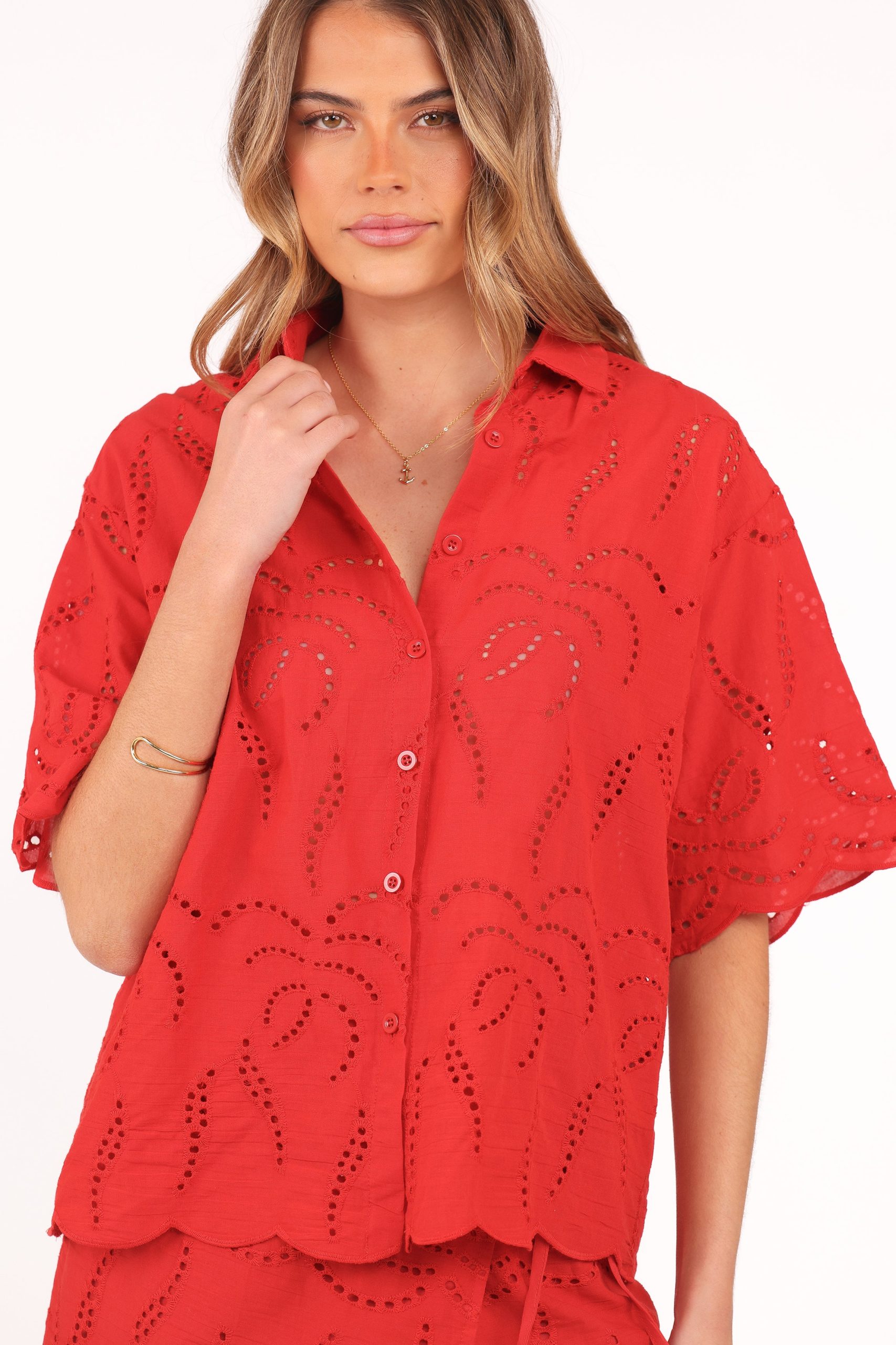 Gallie Skirt Set - Red - Image 8