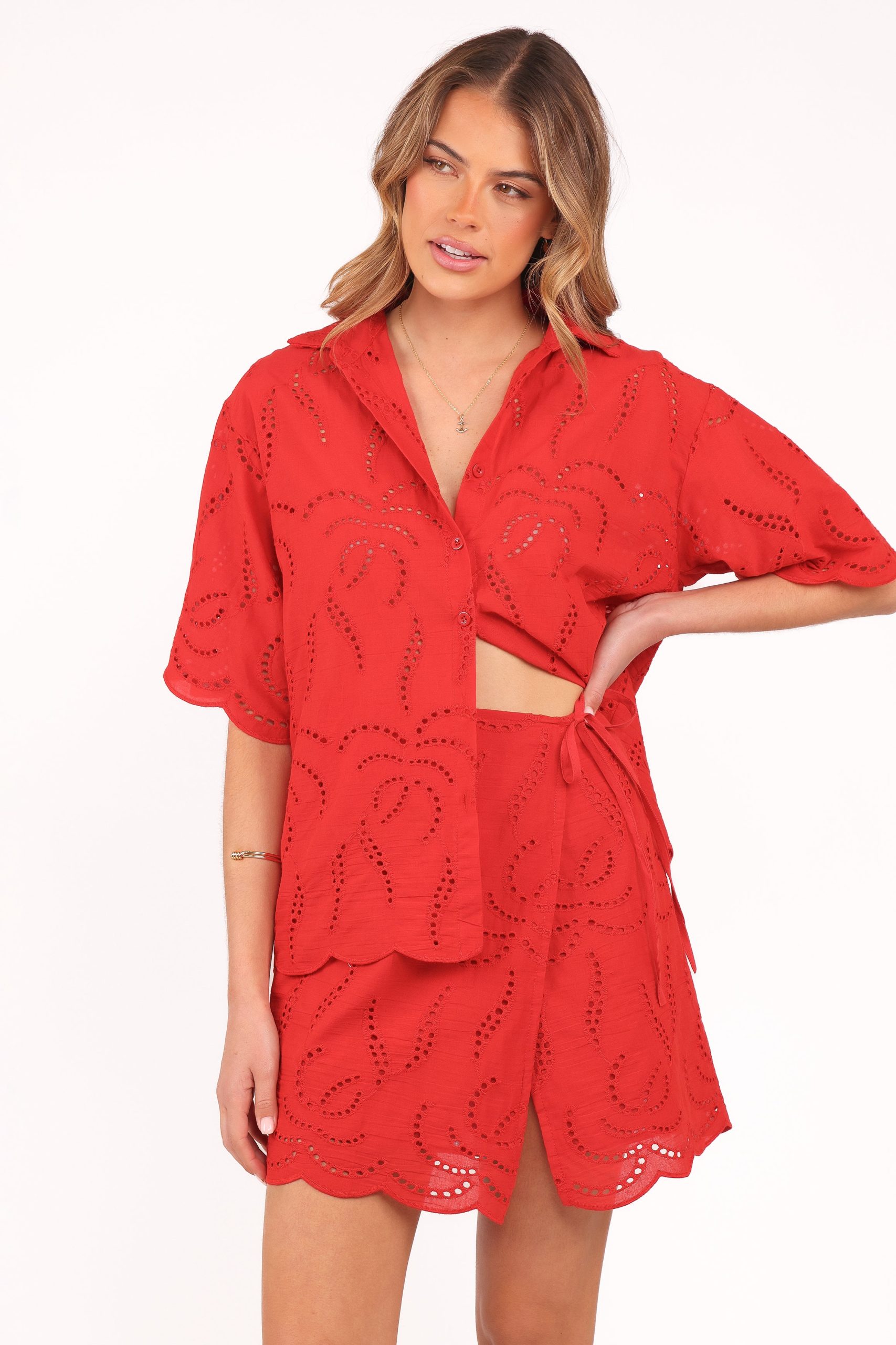 Gallie Skirt Set - Red - Image 7