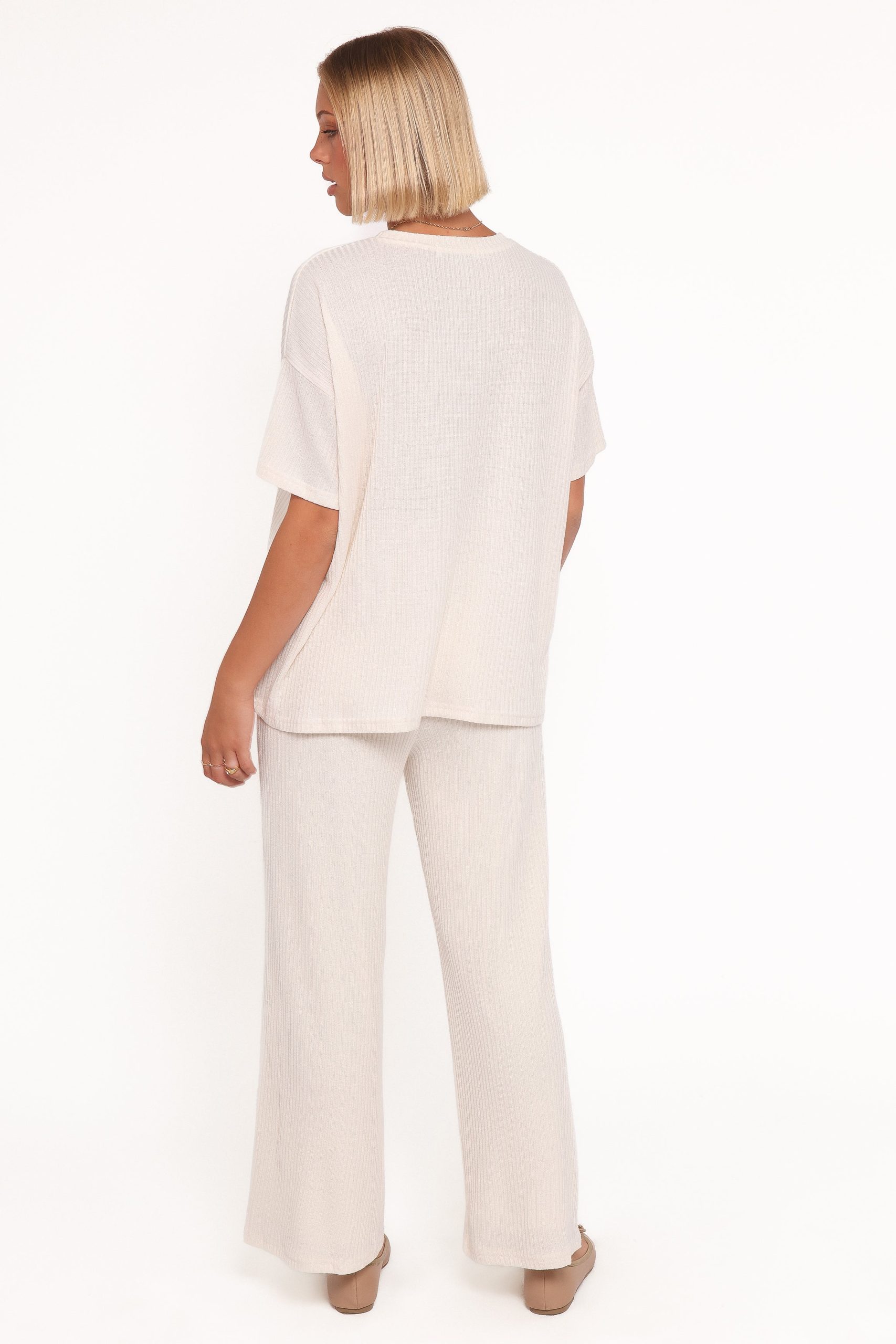 Granger Knit Pant Set - Cream - Image 4