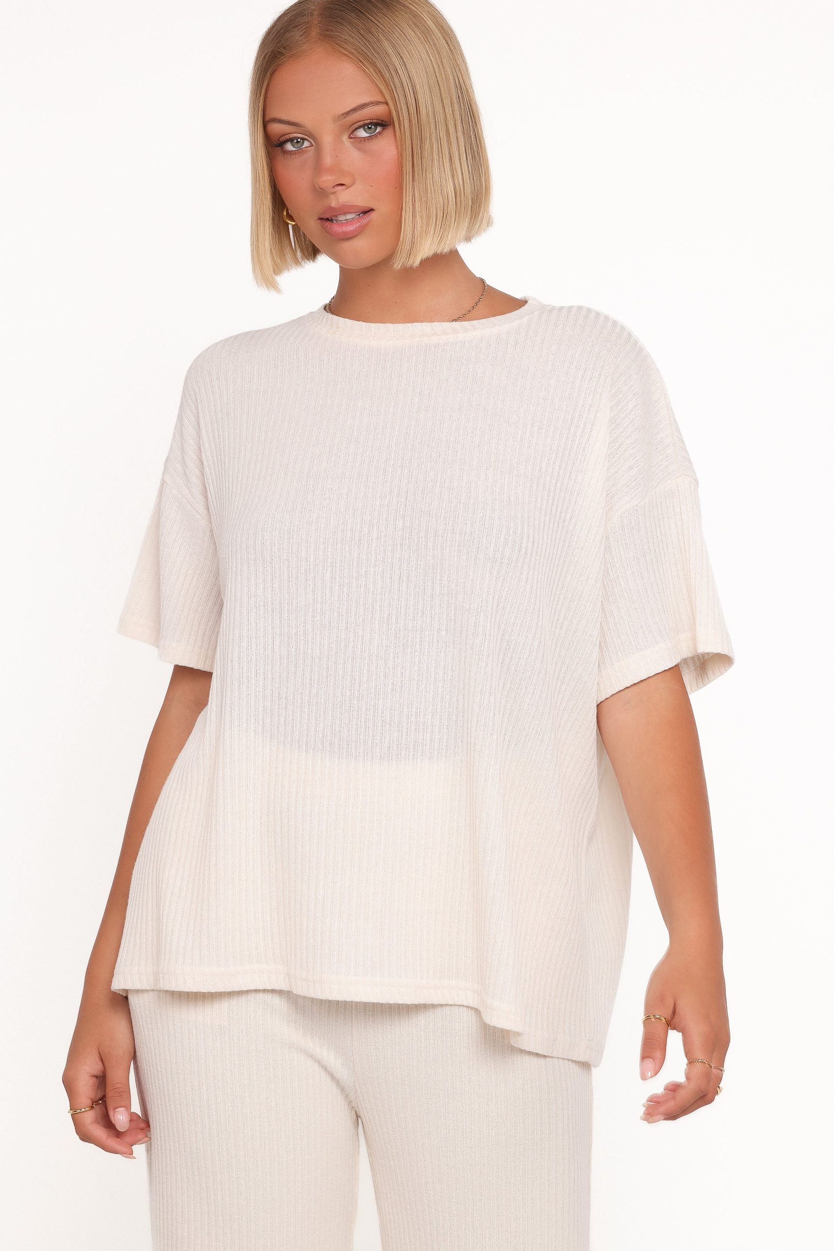 Granger Knit Pant Set - Cream - Image 2