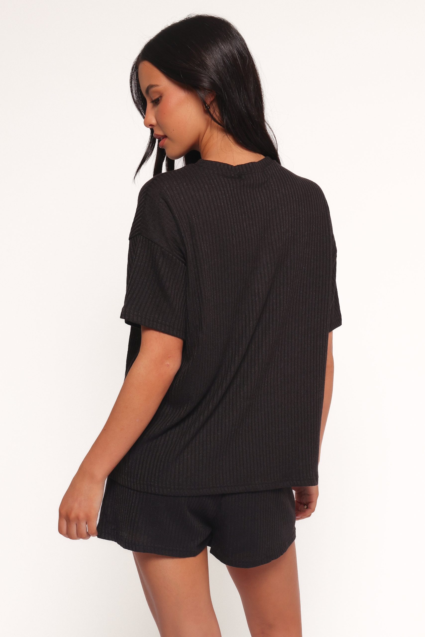 Granger Knit Short Set - Black - Image 4