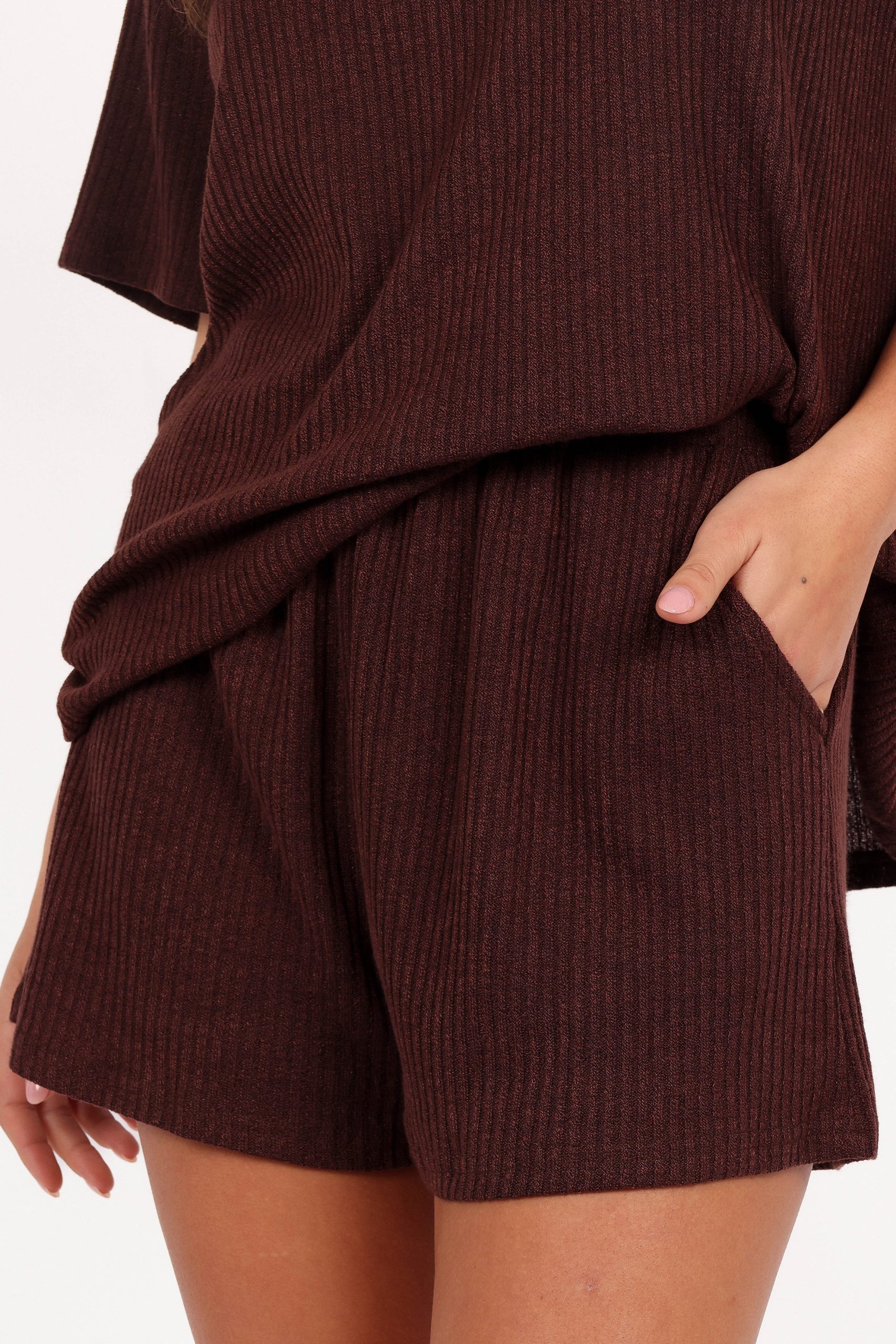 Granger Knit Short Set - Chocolate Brown - Image 5