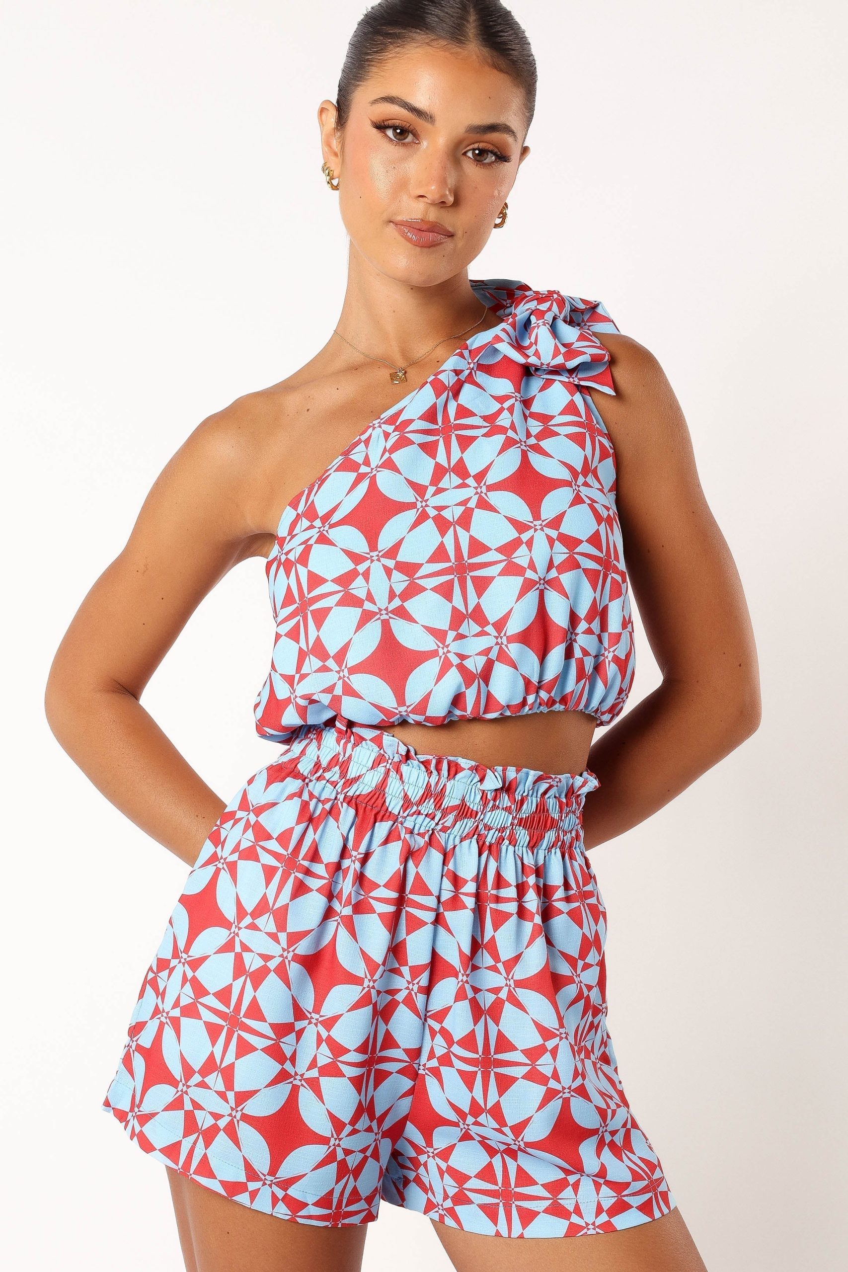 Gretel Short Set - Blue Red - Image 2