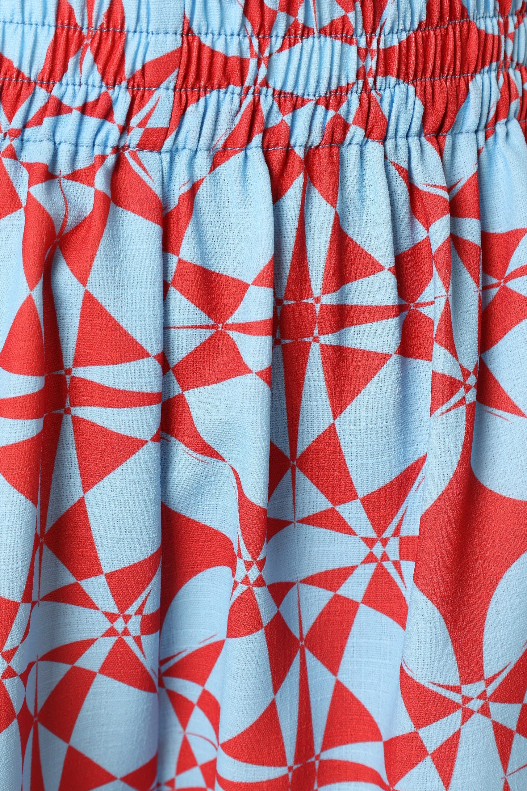 Gretel Short Set - Blue Red - Image 11