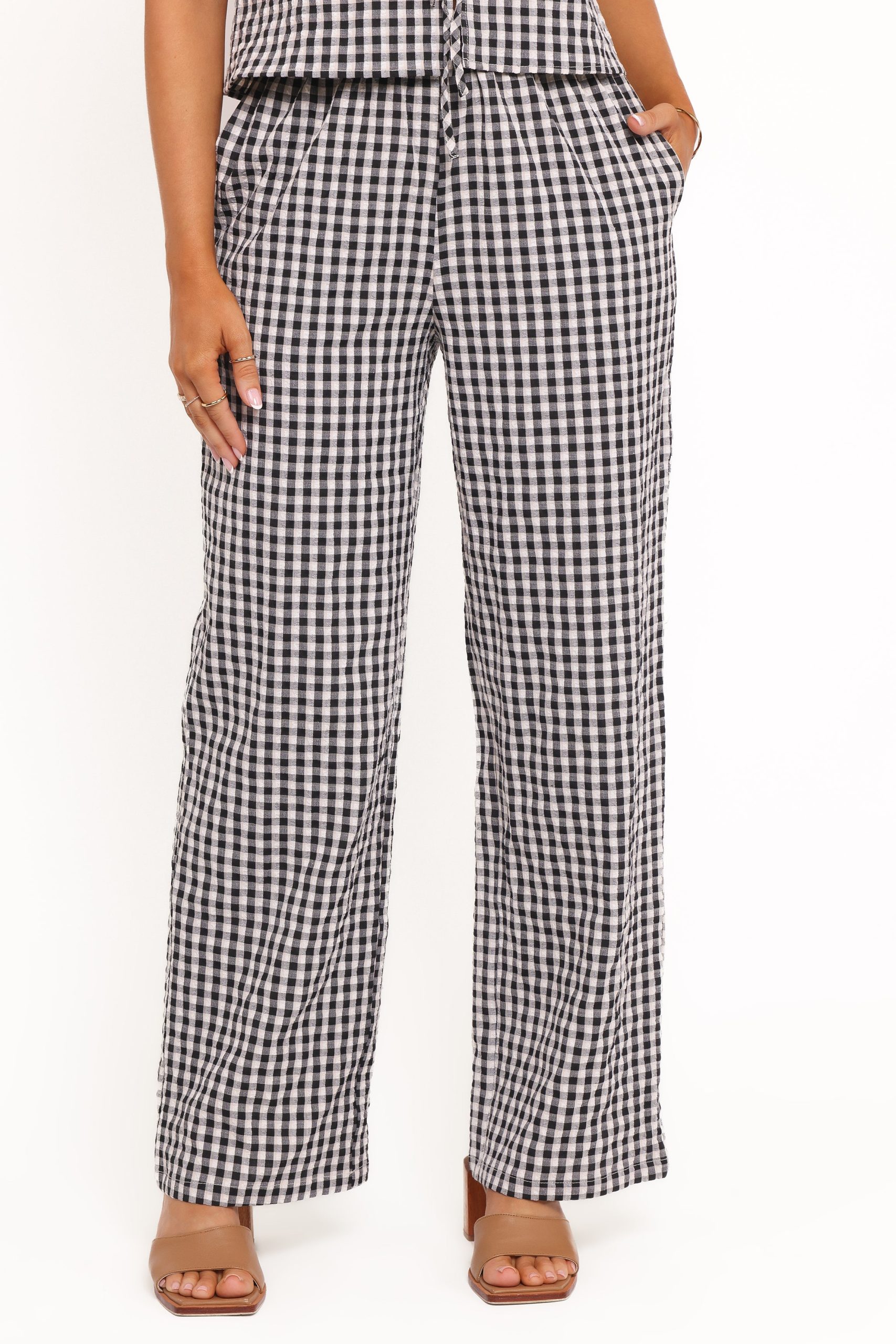 Hilda Pant Set - Black Gingham - Image 5