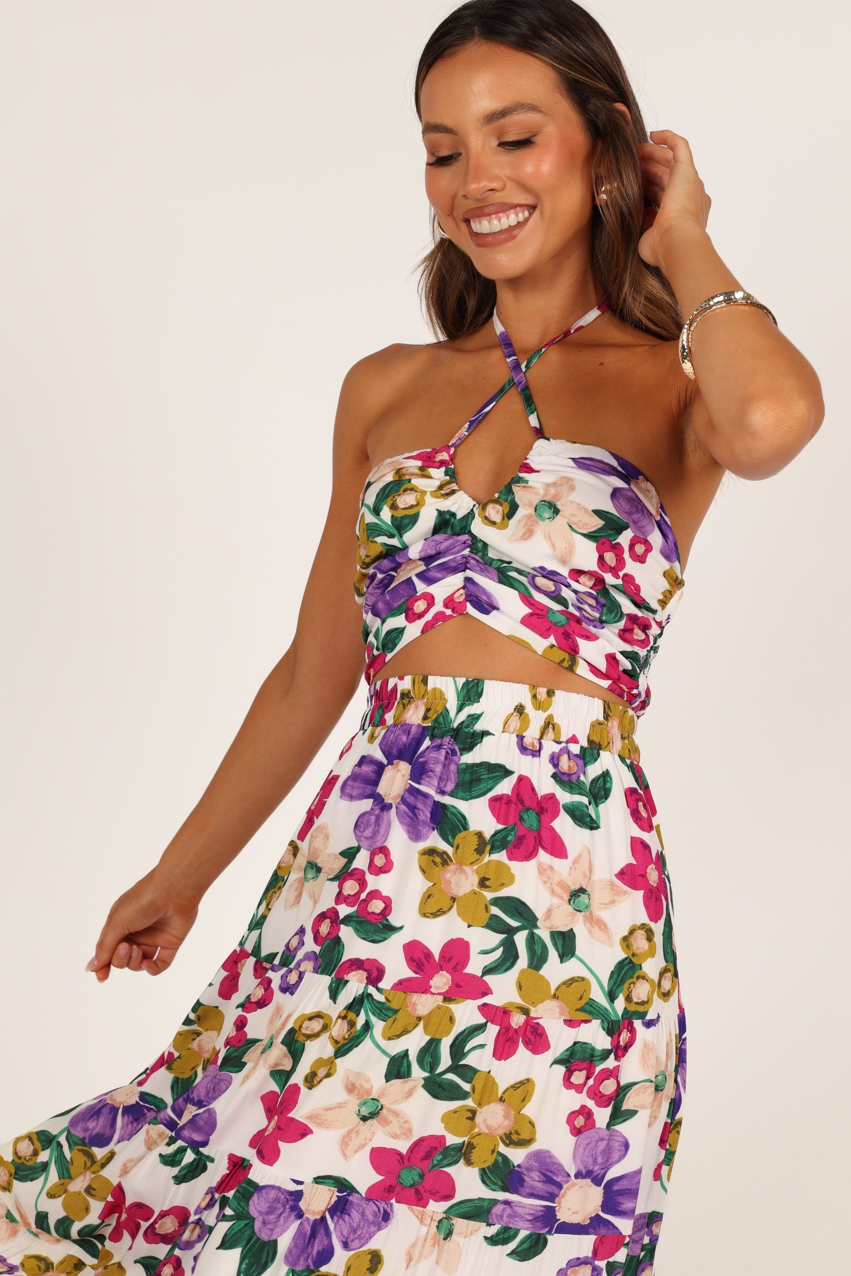 Kari Halter Top Set - Floral - Image 2