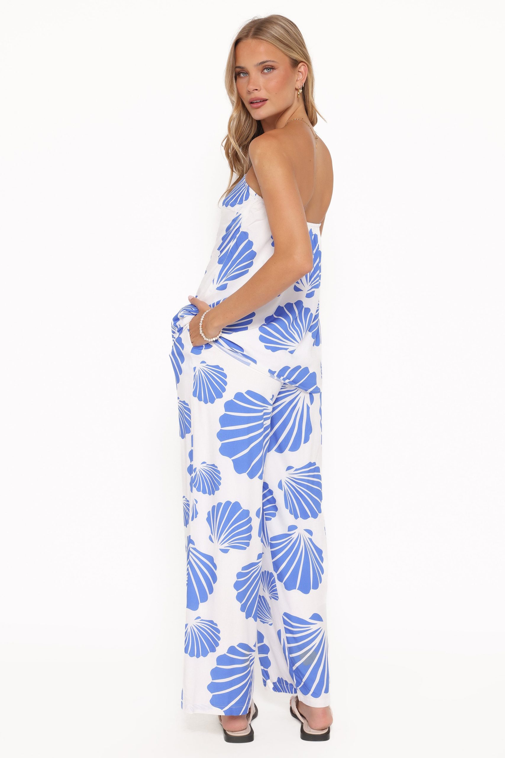 Kristy Pant Set - Blue Shell - Image 5
