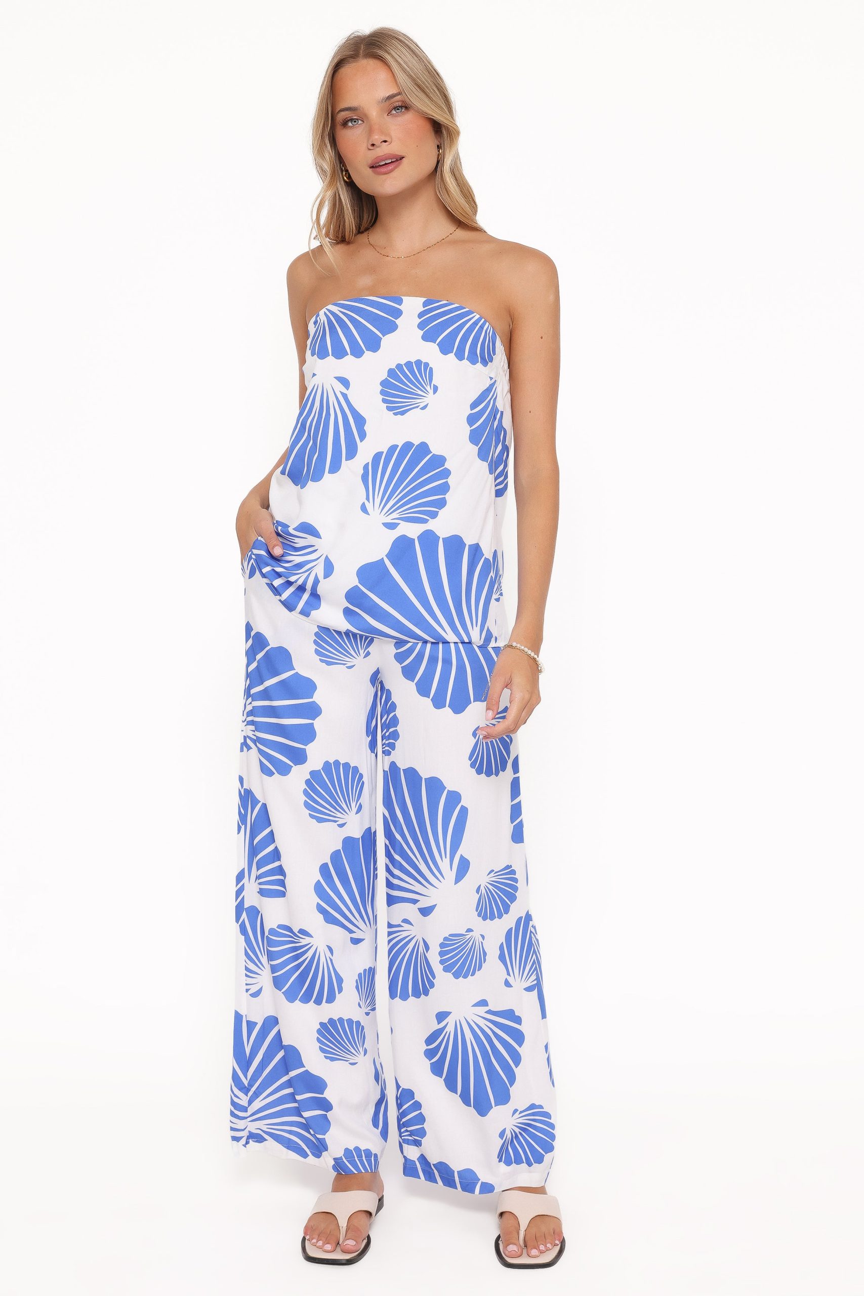 Kristy Pant Set - Blue Shell - Image 2