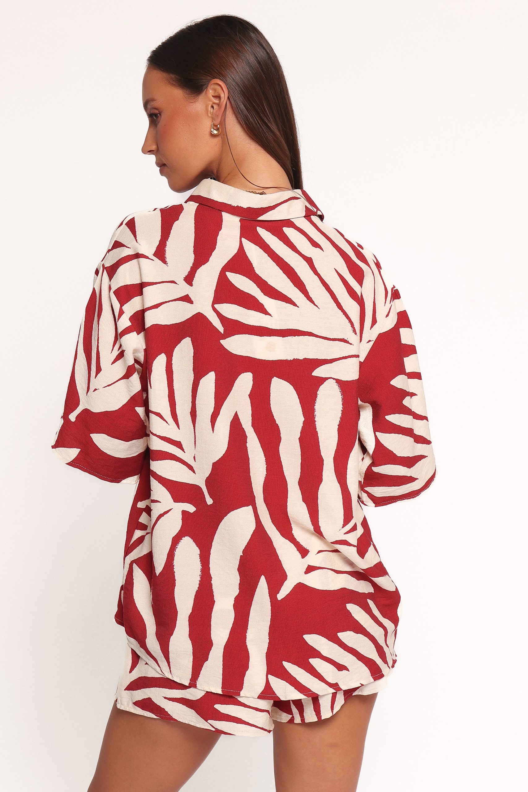Lilo Short Set - Red Palm Print - Image 4