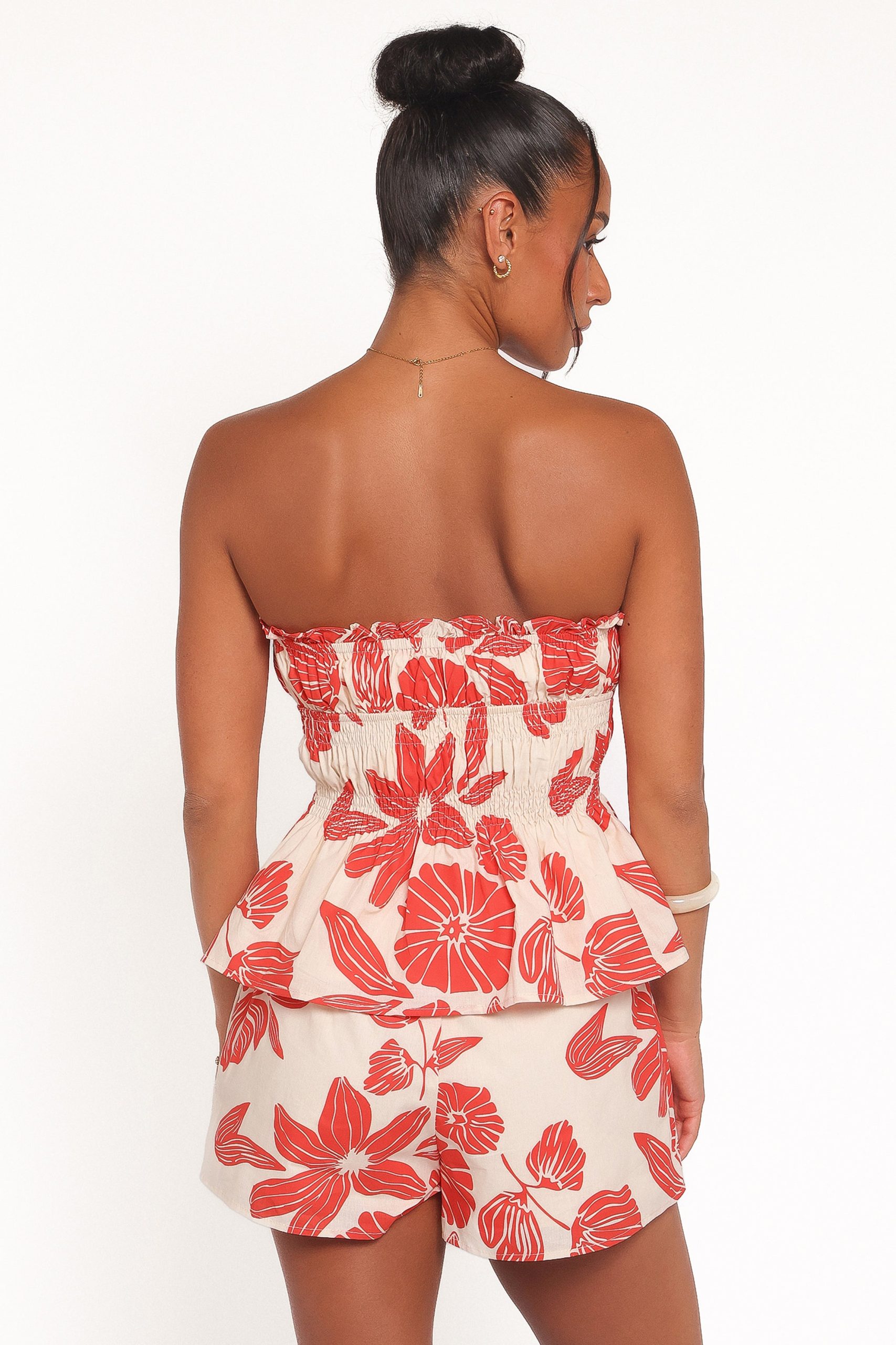 Luna Short Set - Red Floral - Image 6