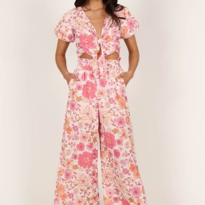Matilda Top & Pant Set - Pink Floral