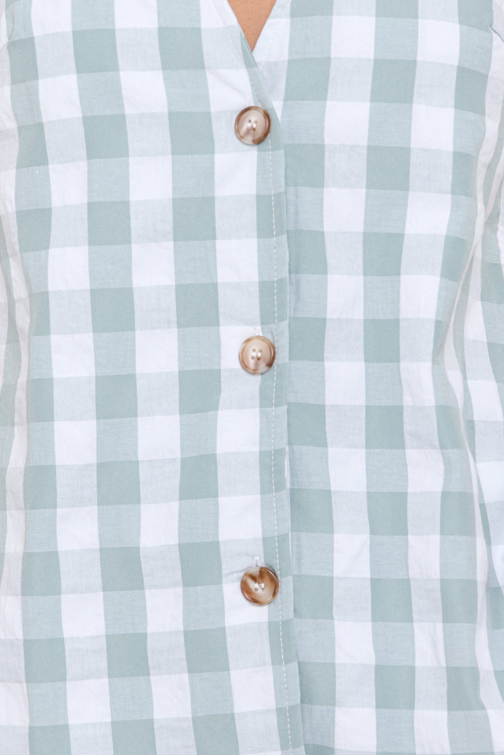 Miller Short Set - Sage Gingham - Image 8