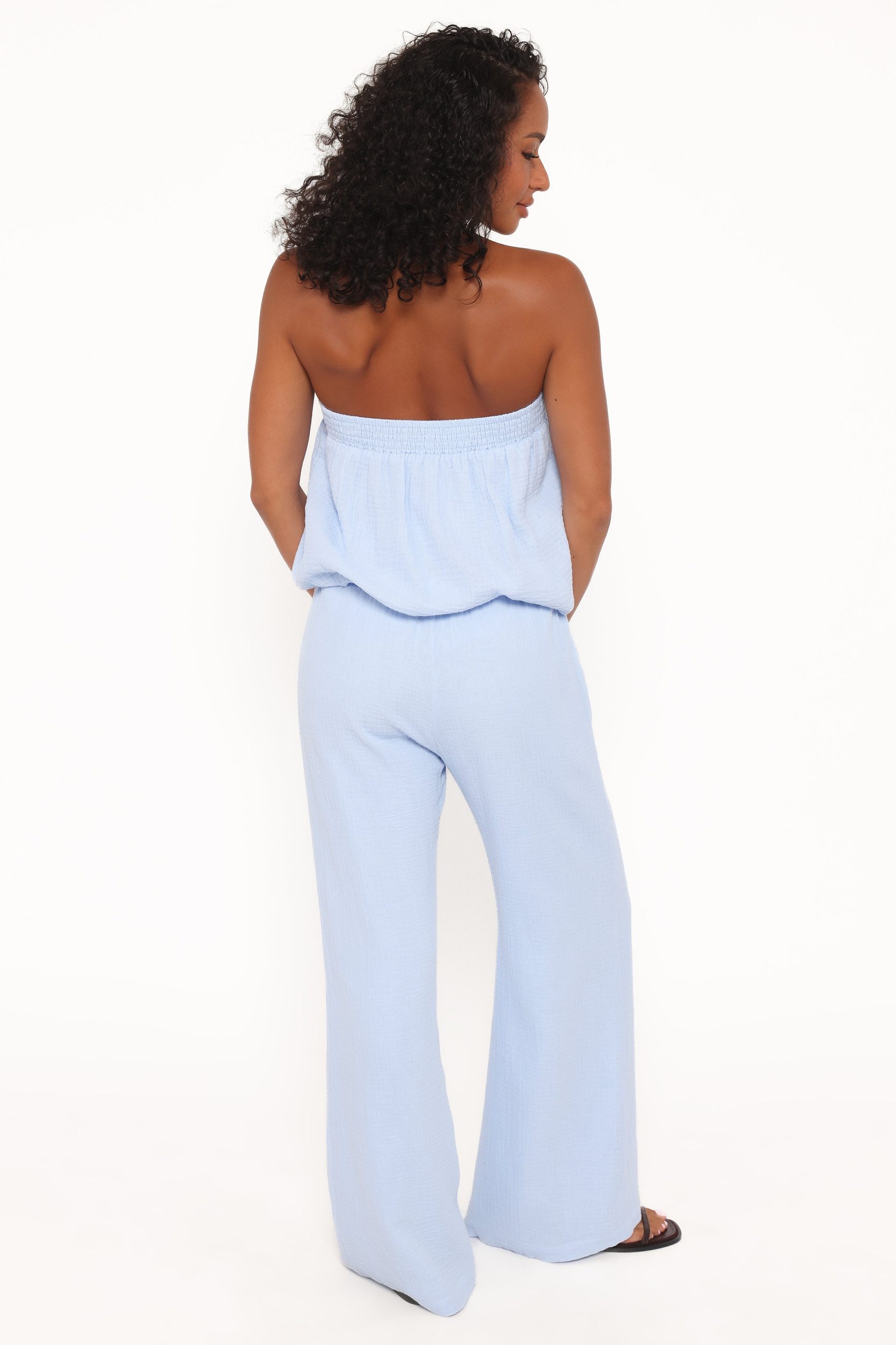 Olivia Pant Set - Baby Blue - Image 4