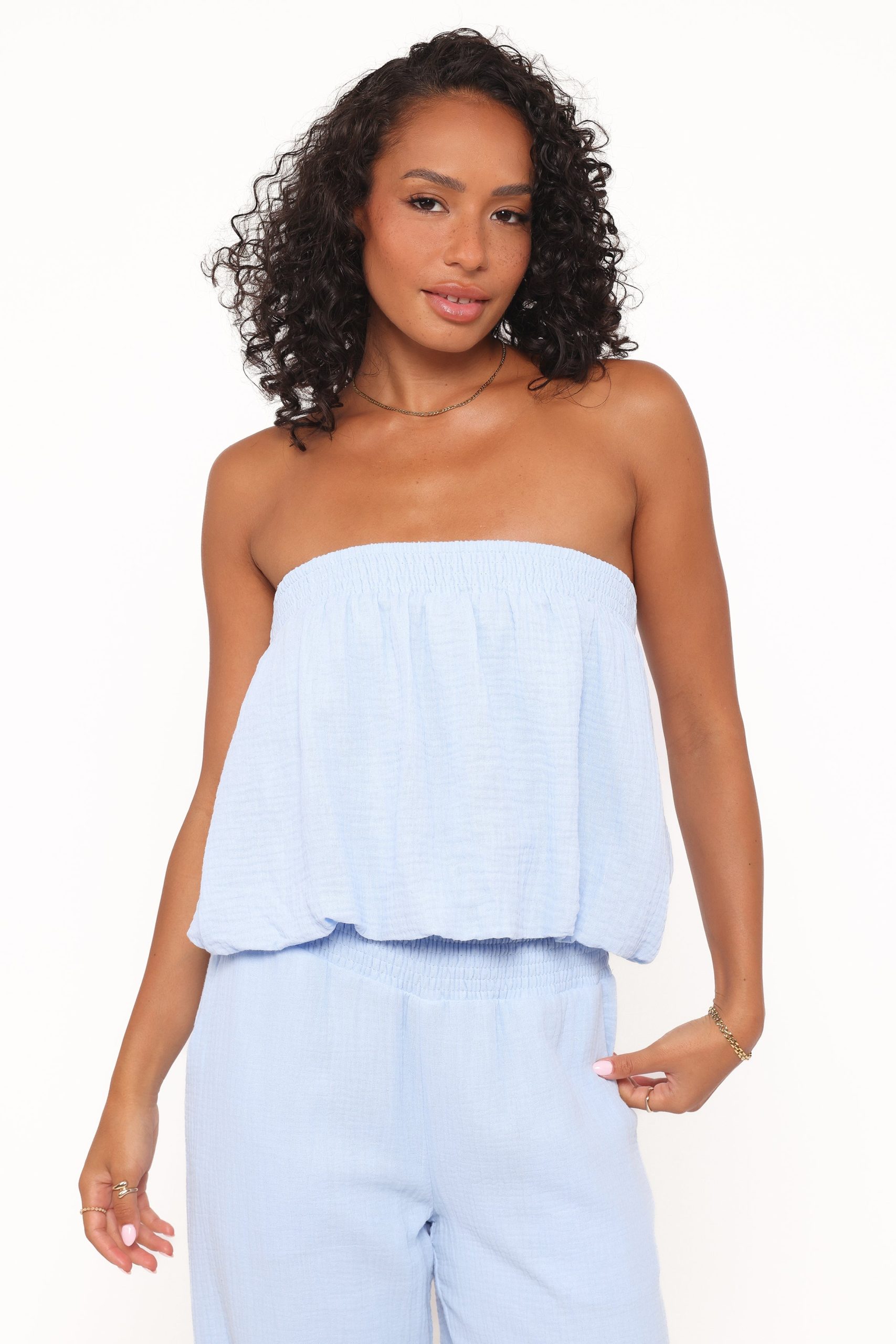 Olivia Pant Set - Baby Blue - Image 2