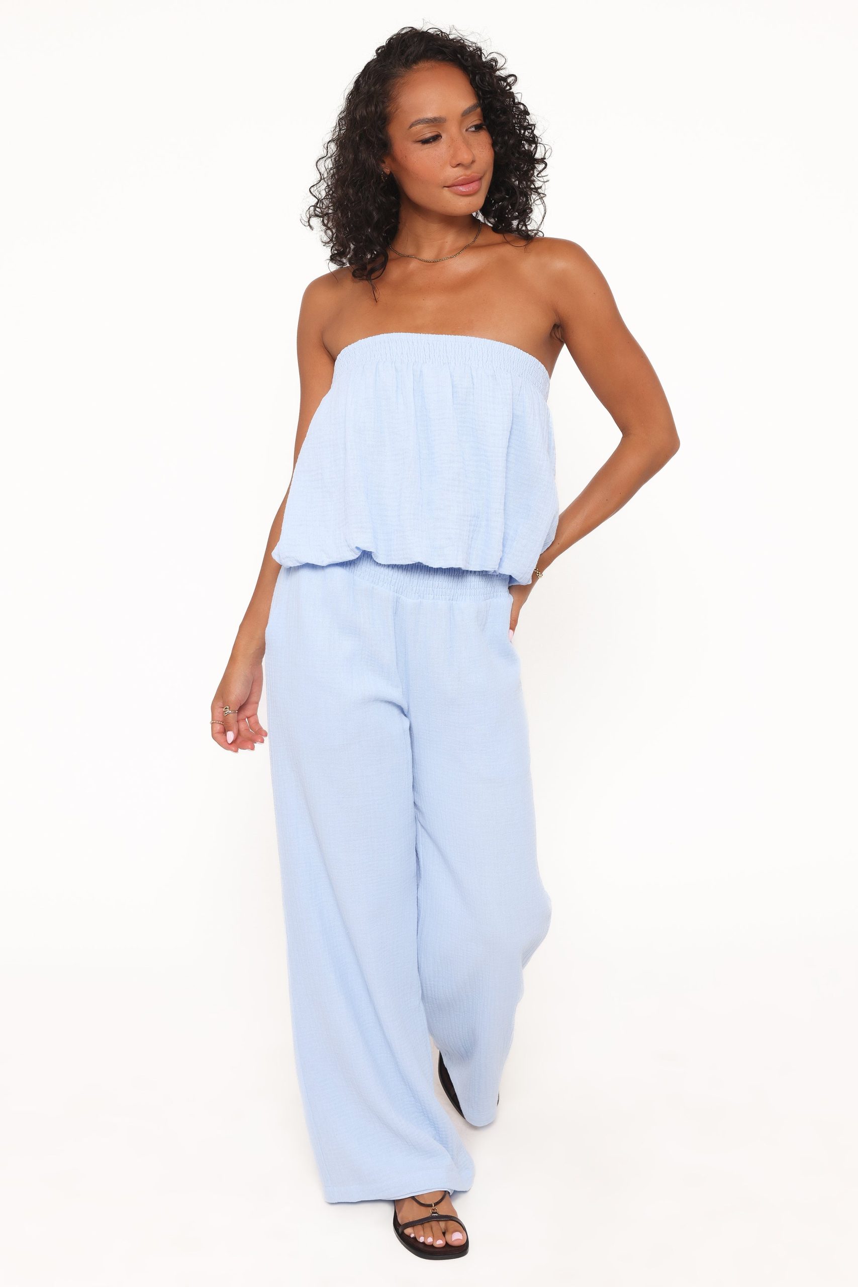 Olivia Pant Set - Baby Blue - Image 5