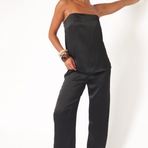 Selena Pant Set - Black