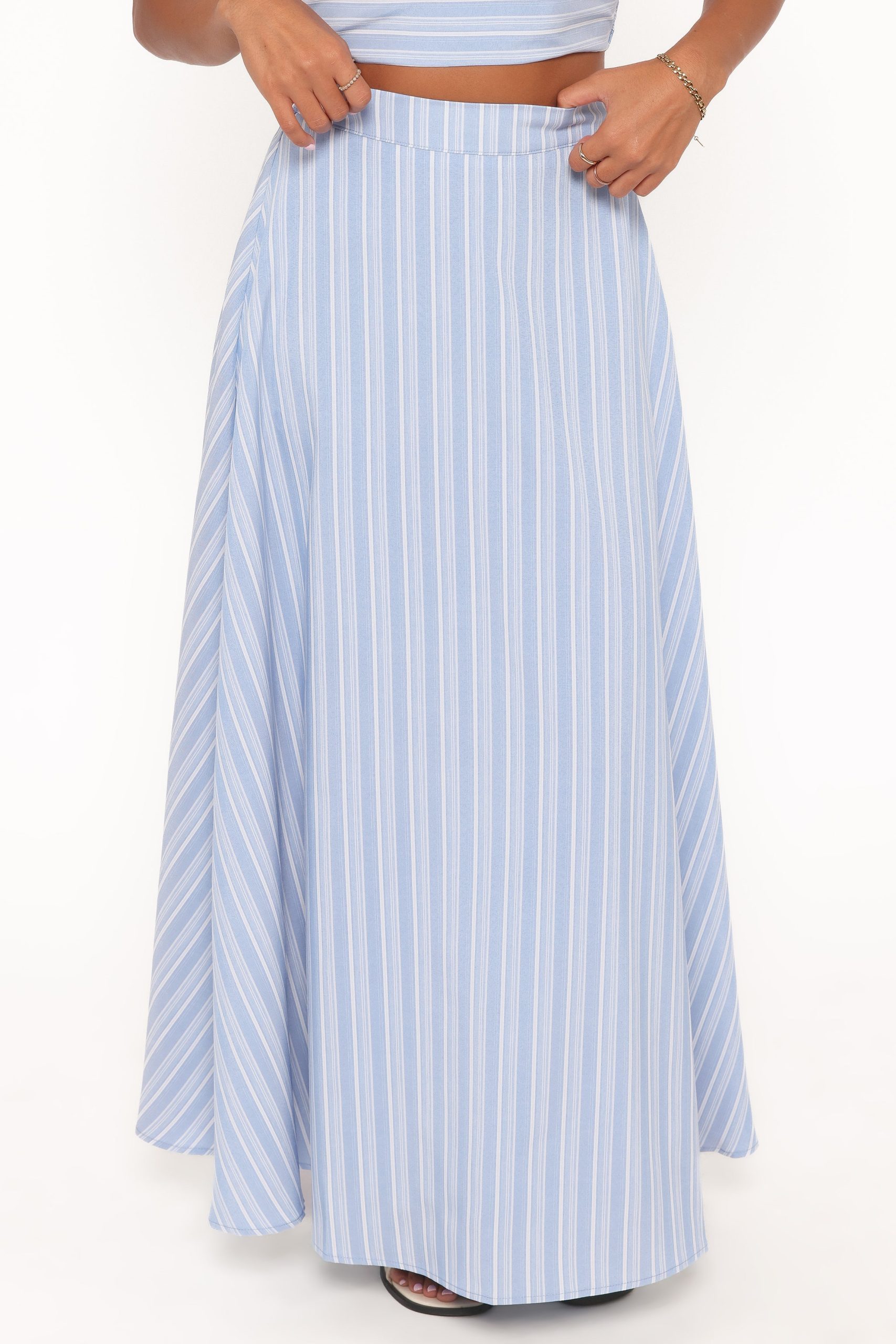 Serafina Two Piece Set - Blue Stripe - Image 5