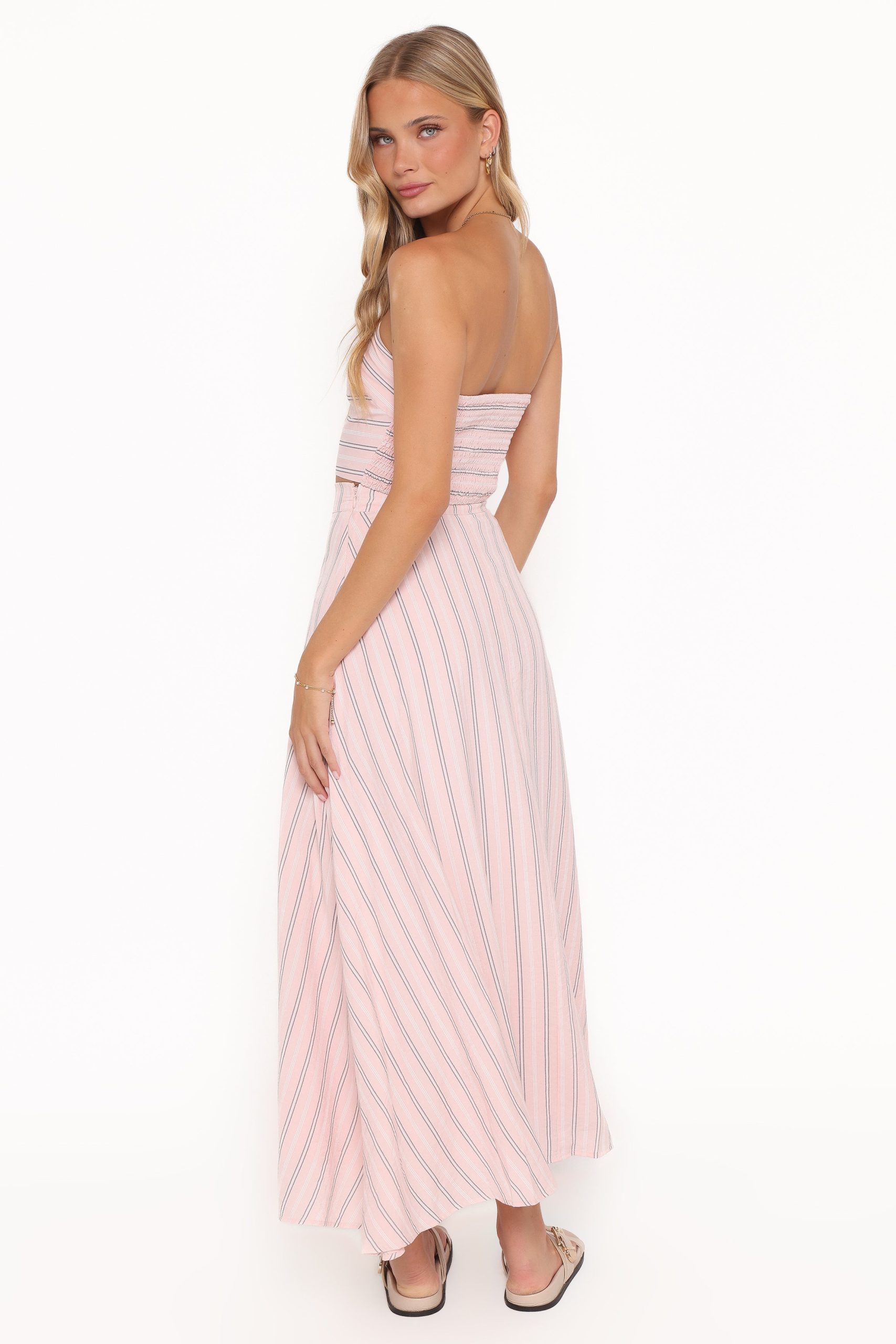 Serafina Two Piece Set - Pink/Blue Stripe - Image 4